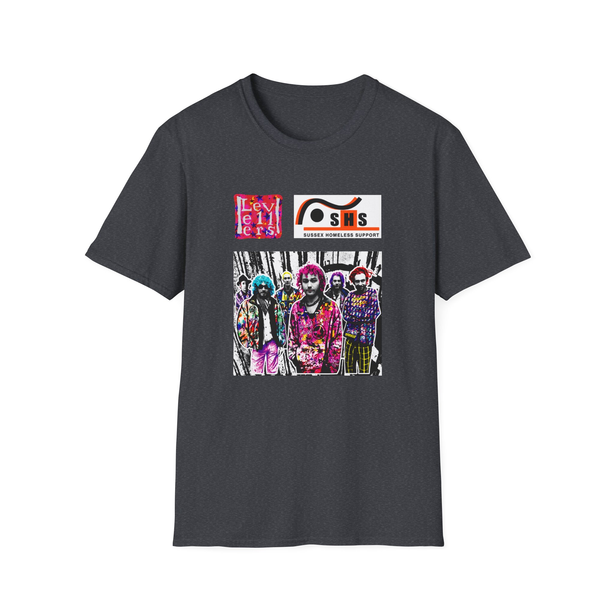 Levellers Postman Print Unisex Softstyle T-Shirt - Image 13