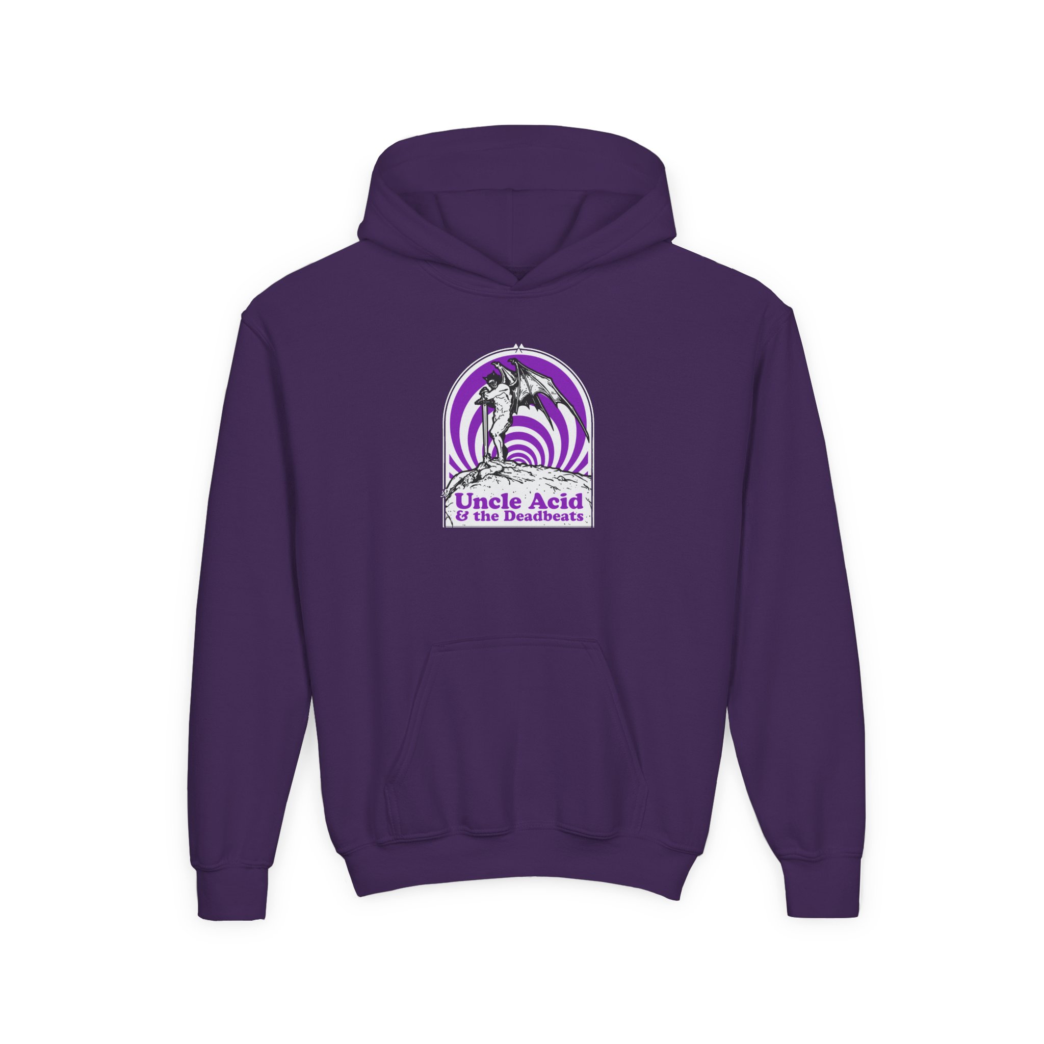 Deadbeats & Uncle Acid Youth Heavy Blend Hooded Sweatshirt - Image 15