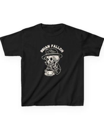 Brian Fallon Smoking Skeleton Kids Heavy Cotton™ Tee