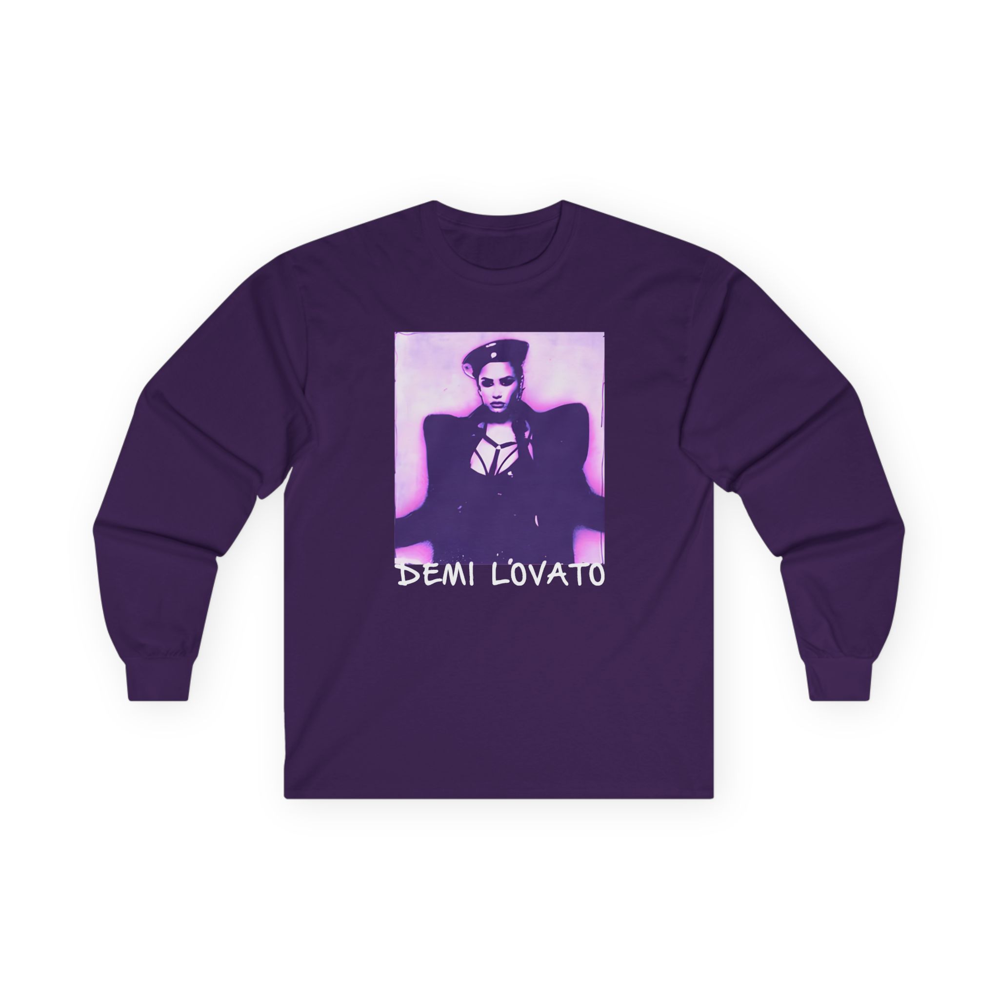 D L Lilac Gradient Photo Unisex Ultra Cotton Long Sleeve Tee