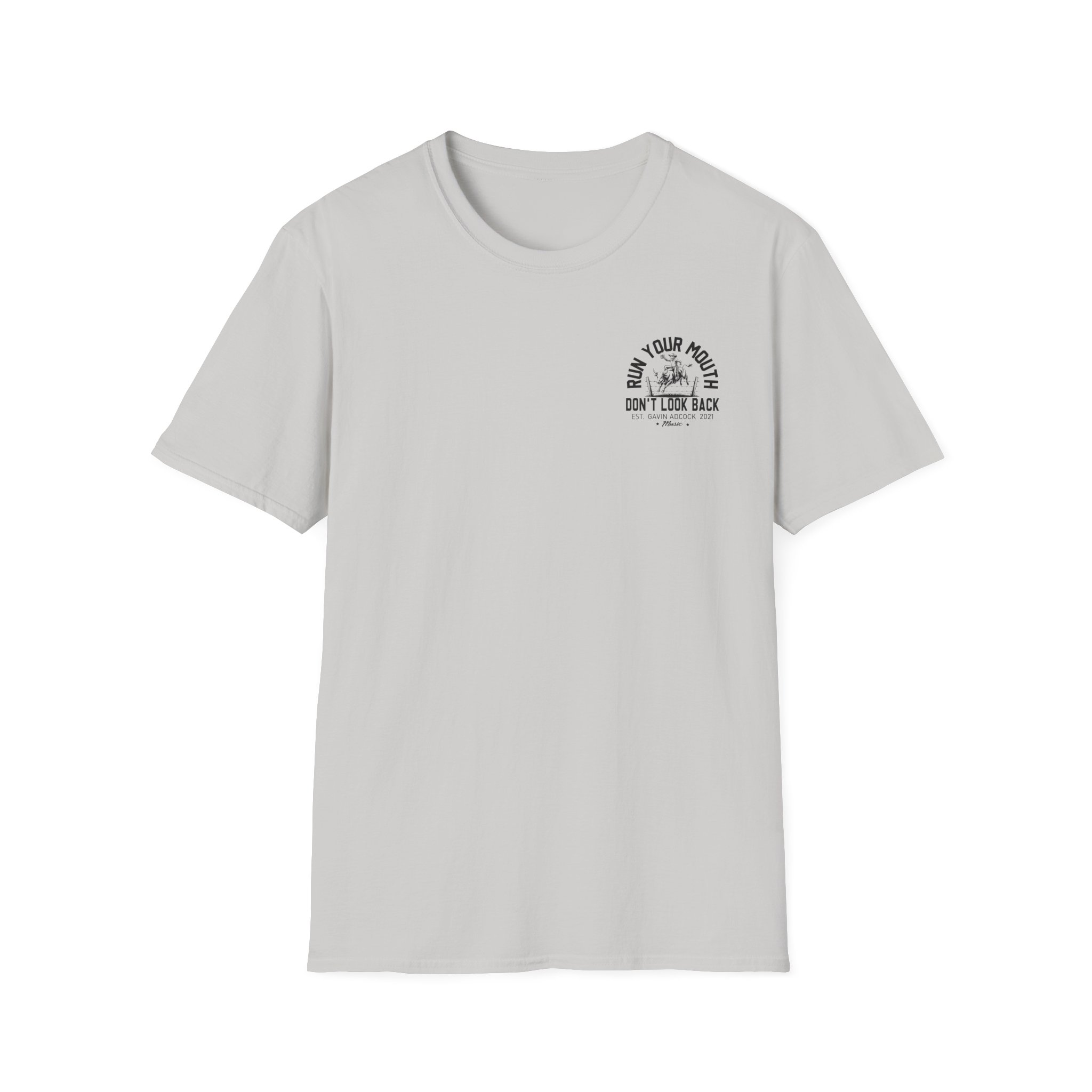 Gavin Adcock Run Your Mouth Unisex Softstyle T-Shirt - Image 7