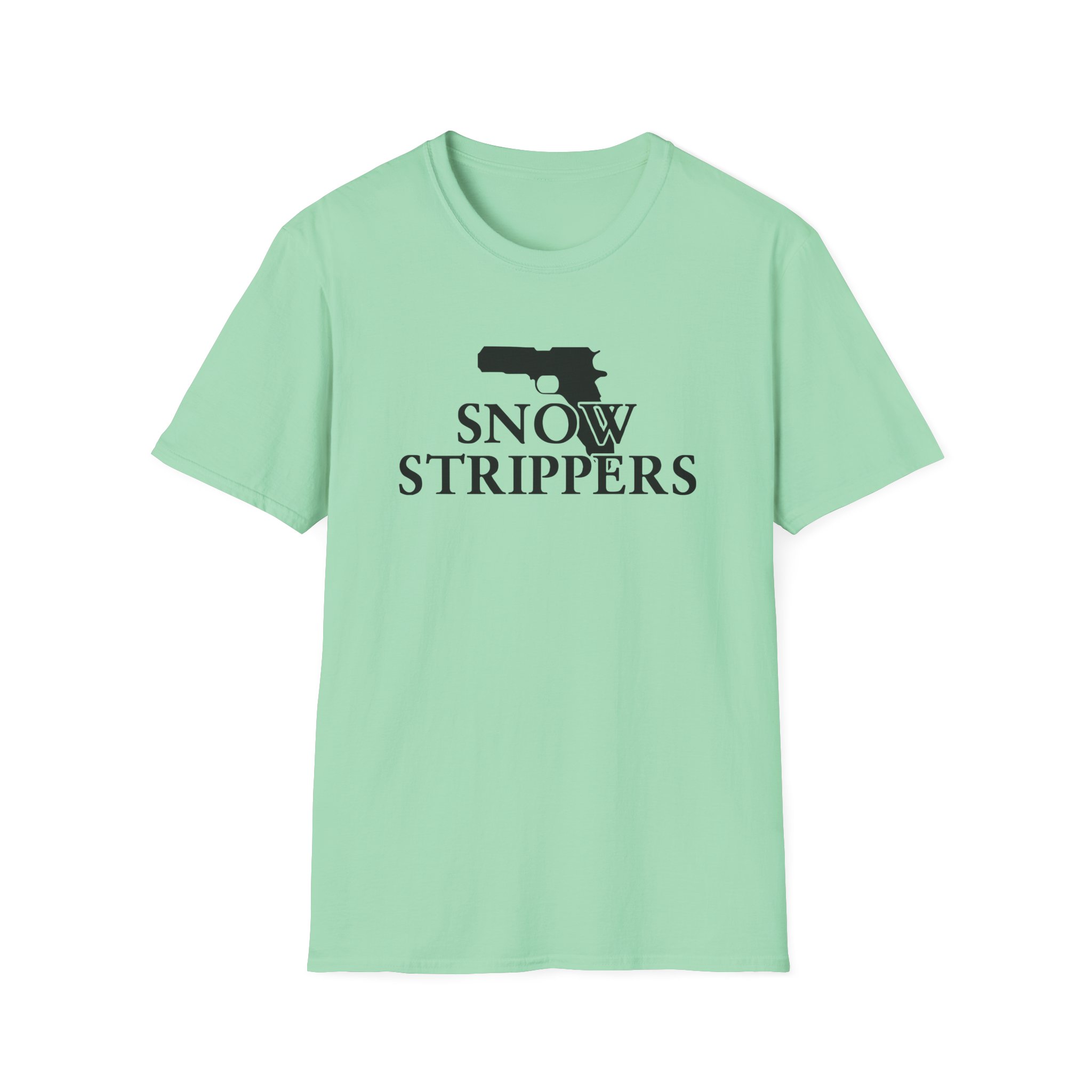 Snow Strippers Unisex Softstyle T-Shirt - Image 11