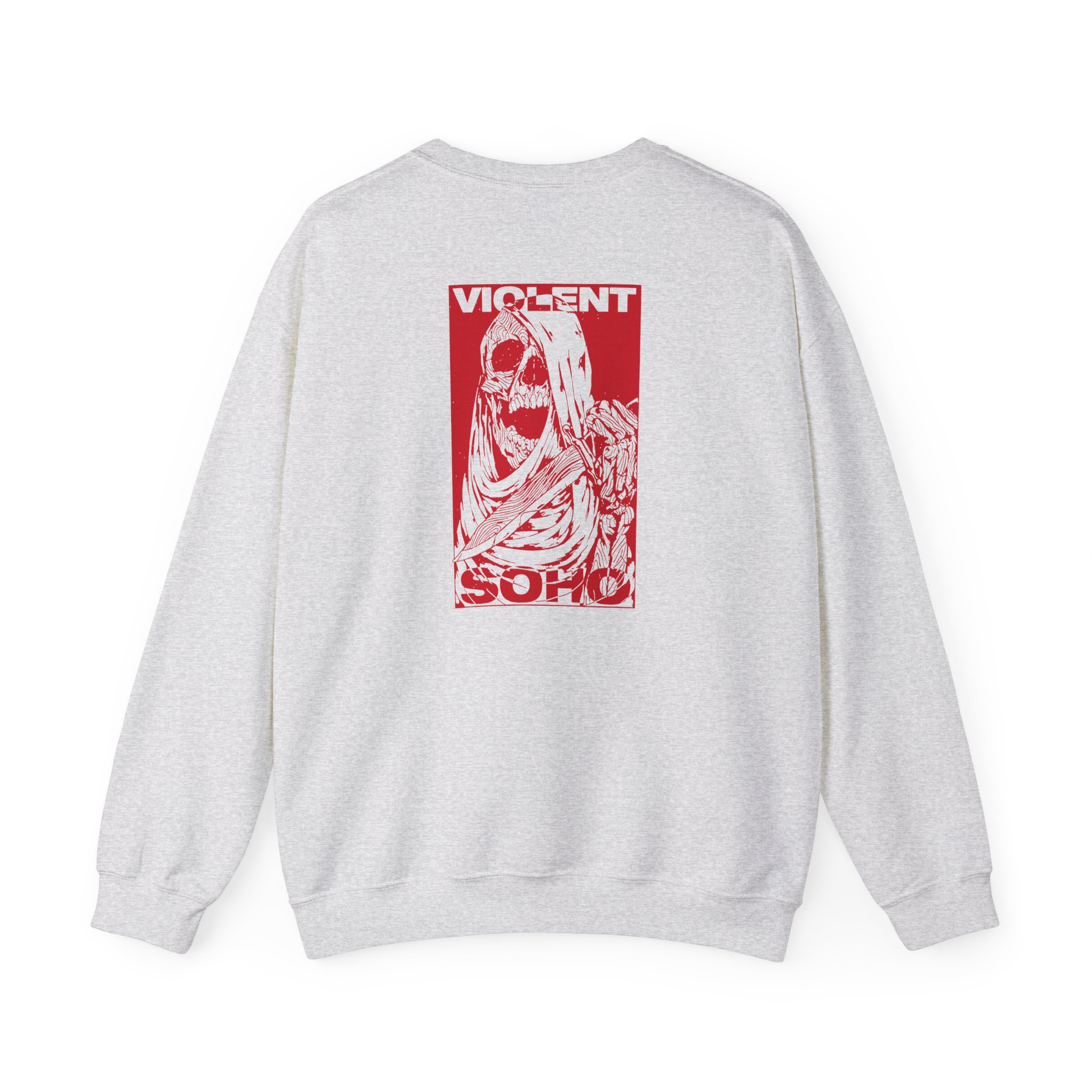 Violent Soho Skull Unisex Heavy Blend™ Crewneck Sweatshirt - Image 4