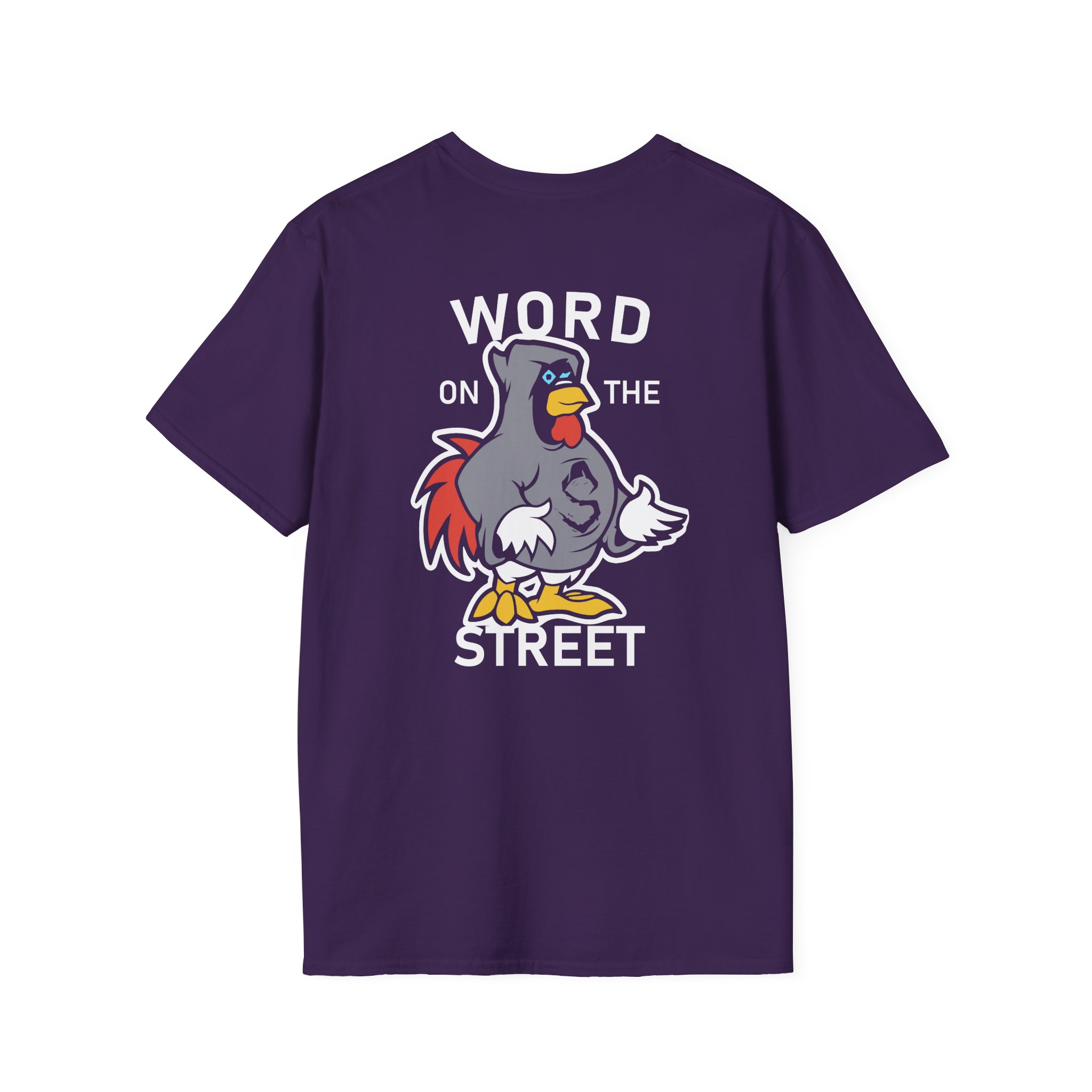Shroud Chicken Word On The Street Unisex Softstyle T-Shirt - Image 18