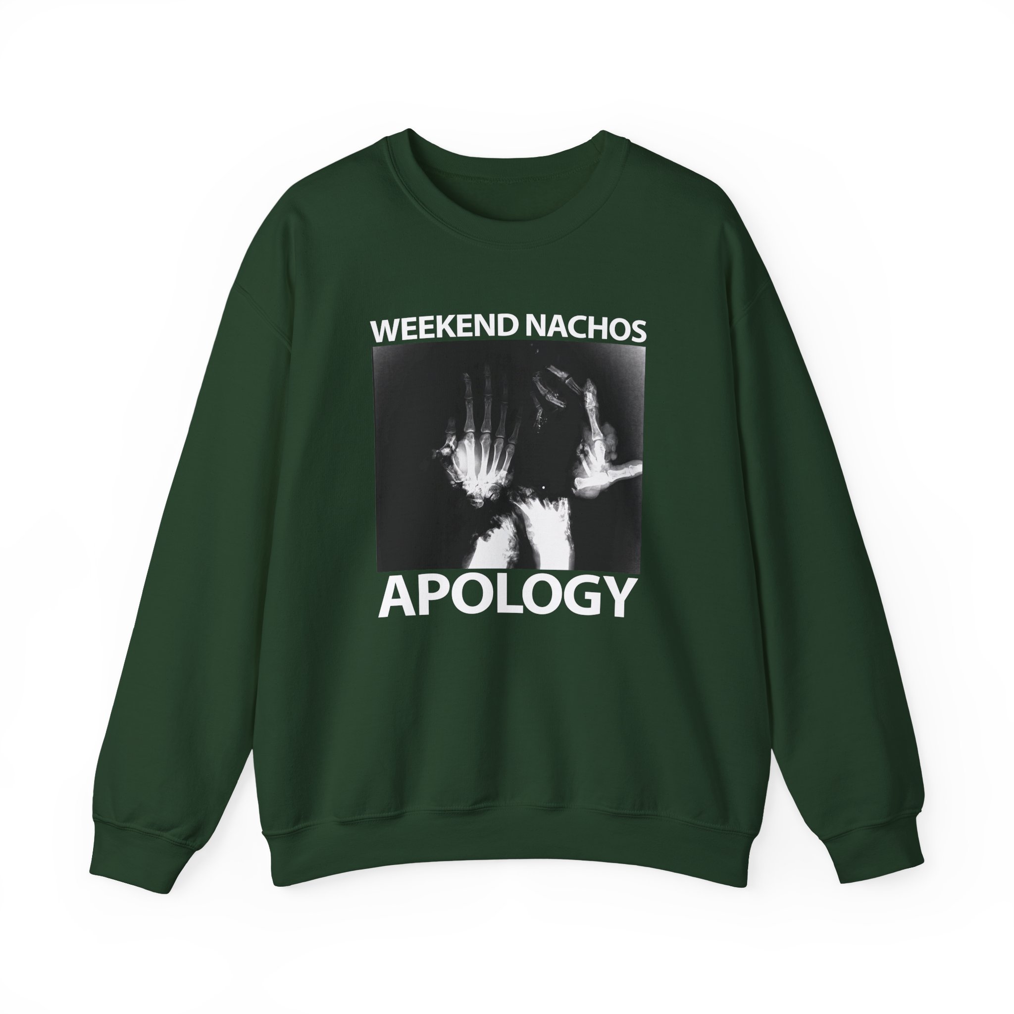 Weekend Nachos Apology Unisex Heavy Blend™ Crewneck Sweatshirt - Image 7