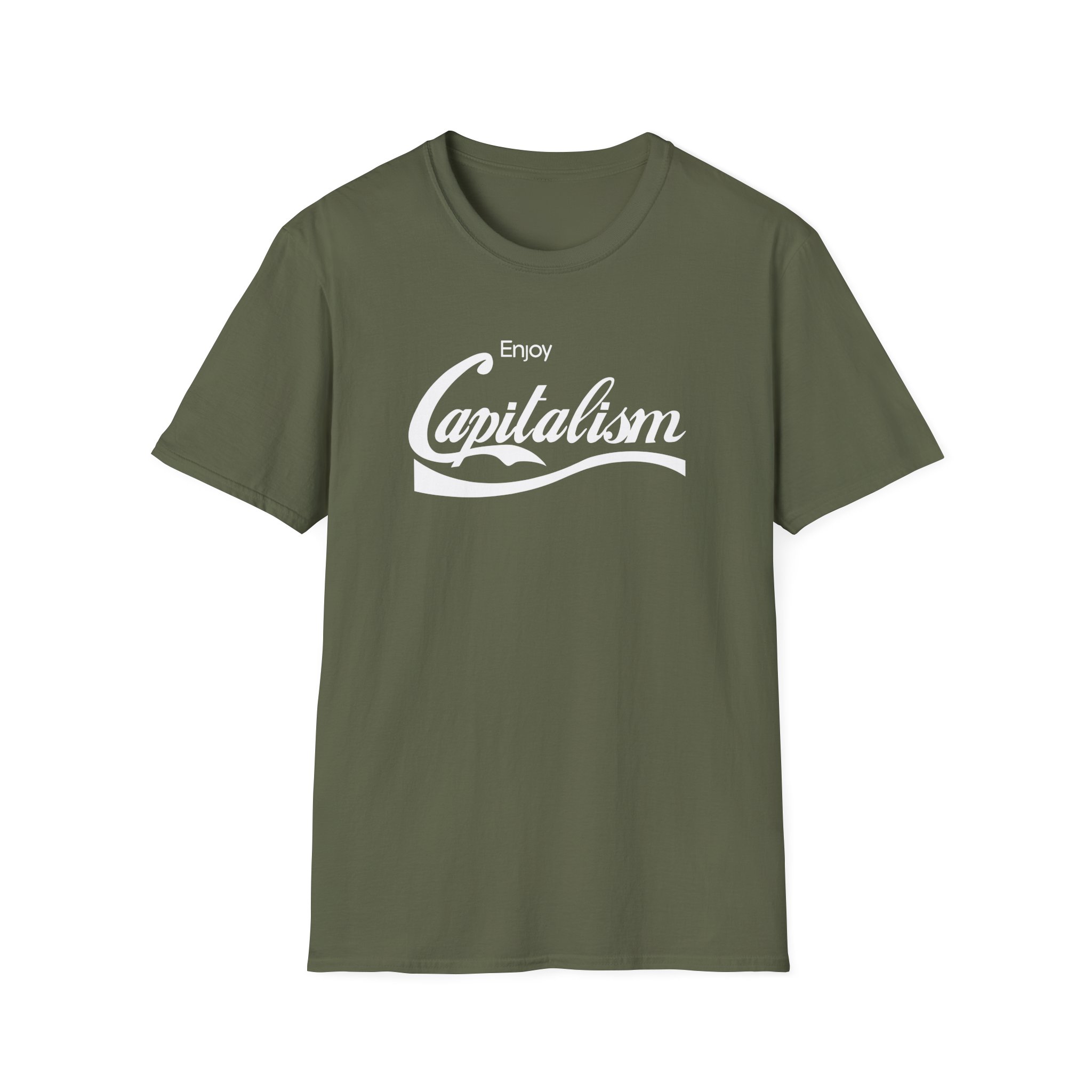 Valuetainment Enjoy Capitalism Unisex Softstyle T-Shirt - Image 7