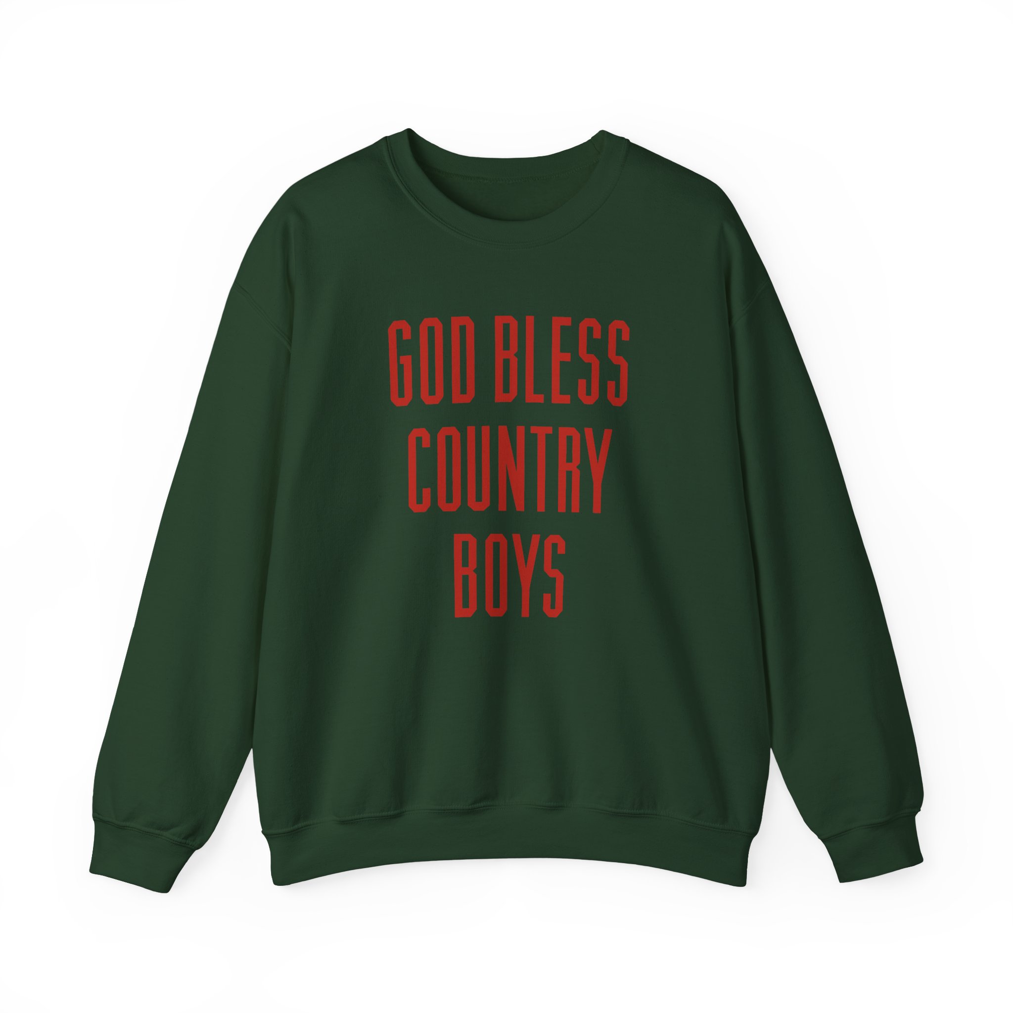 Hd God Bless Country Boys Unisex Heavy Blend™ Crewneck Sweatshirt - Image 9
