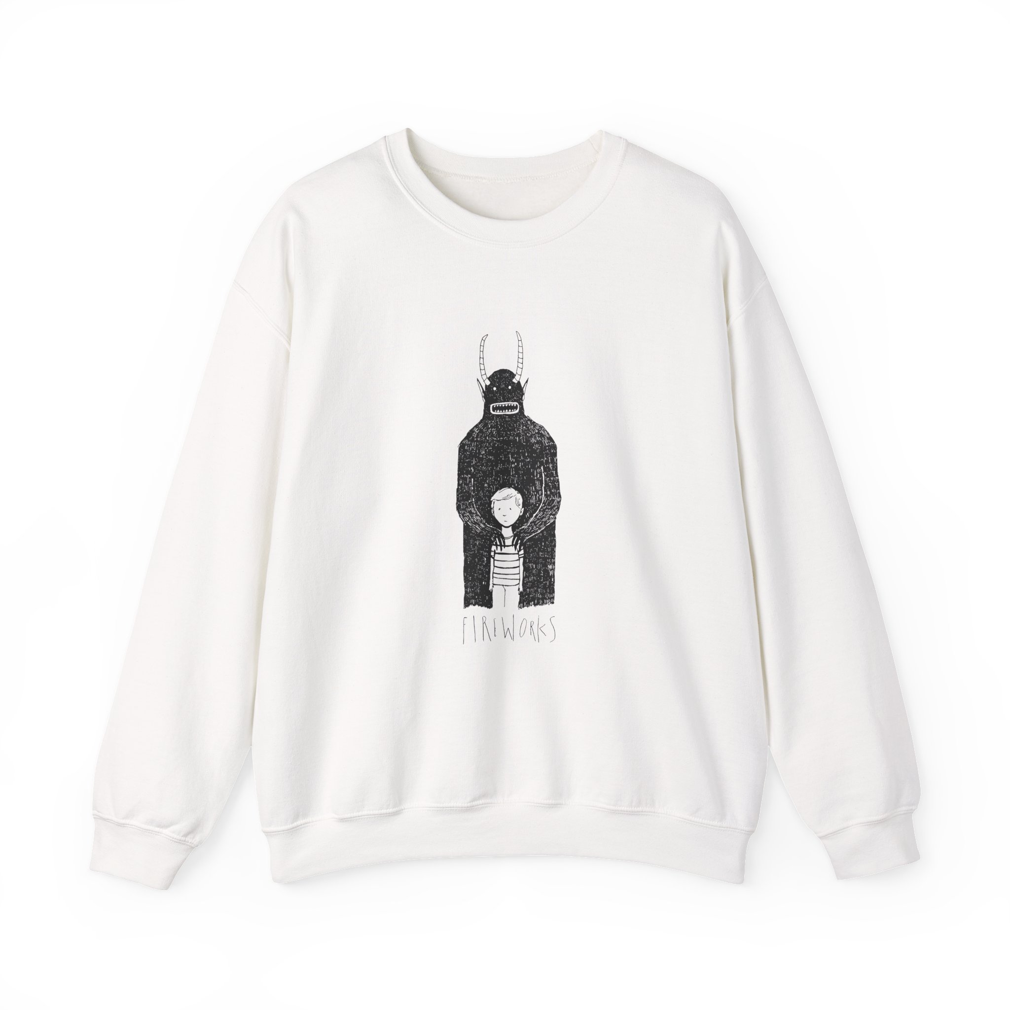 Cold Cuts Fireworks Monster Unisex Heavy Blend™ Crewneck Sweatshirt
