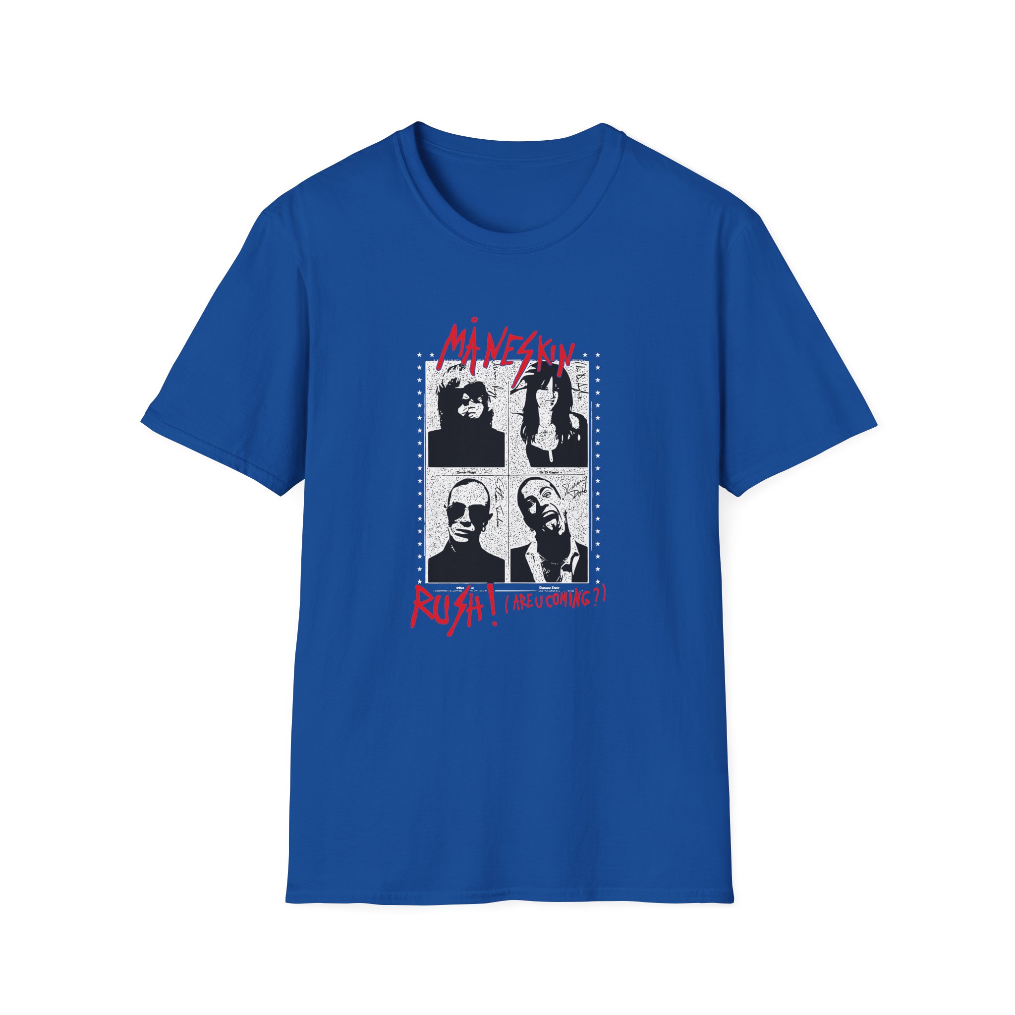 Maneskin RUSH! Unisex Softstyle T-Shirt - Image 11