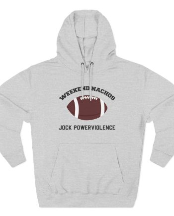 Weekend Nachos Jock Three-Panel Fleece Hoodie