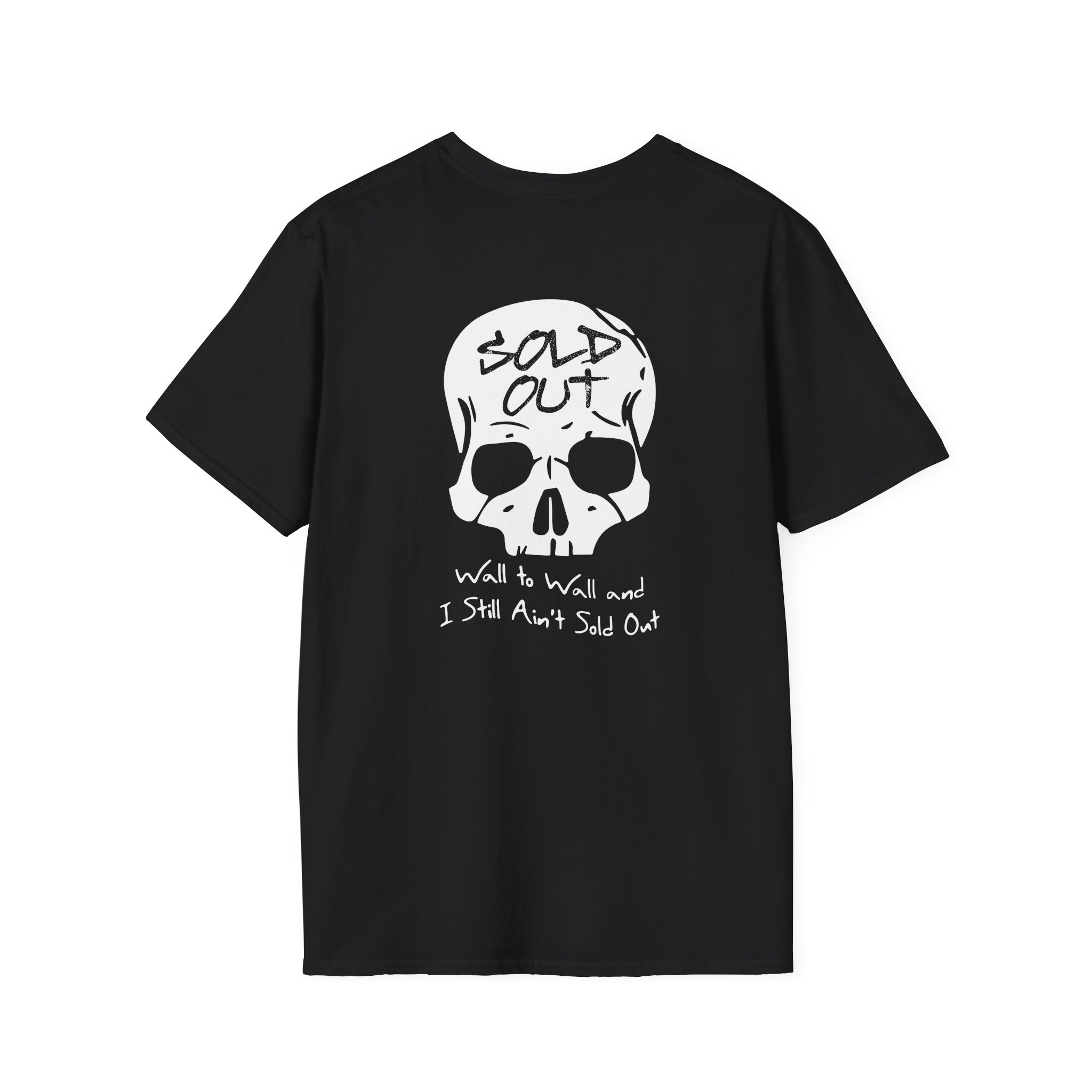 Hd Sea Foam Sold Out Pocket Unisex Softstyle T-Shirt - Image 4