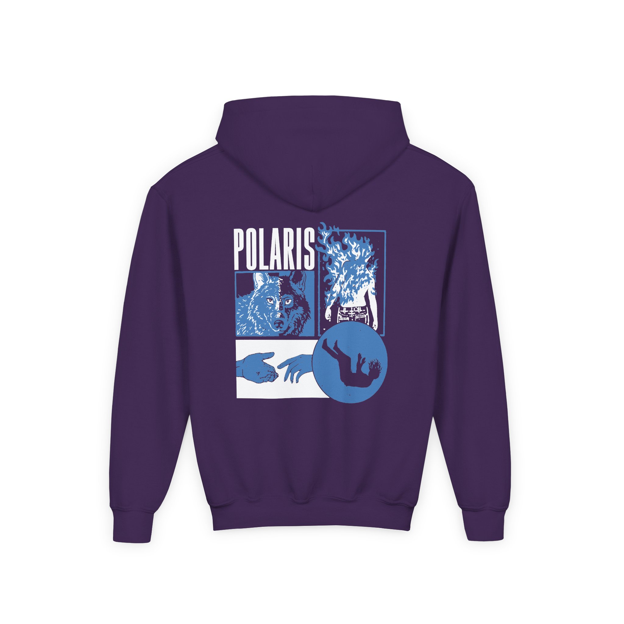 Polaris Icons Youth Heavy Blend Hooded Sweatshirt - Image 8