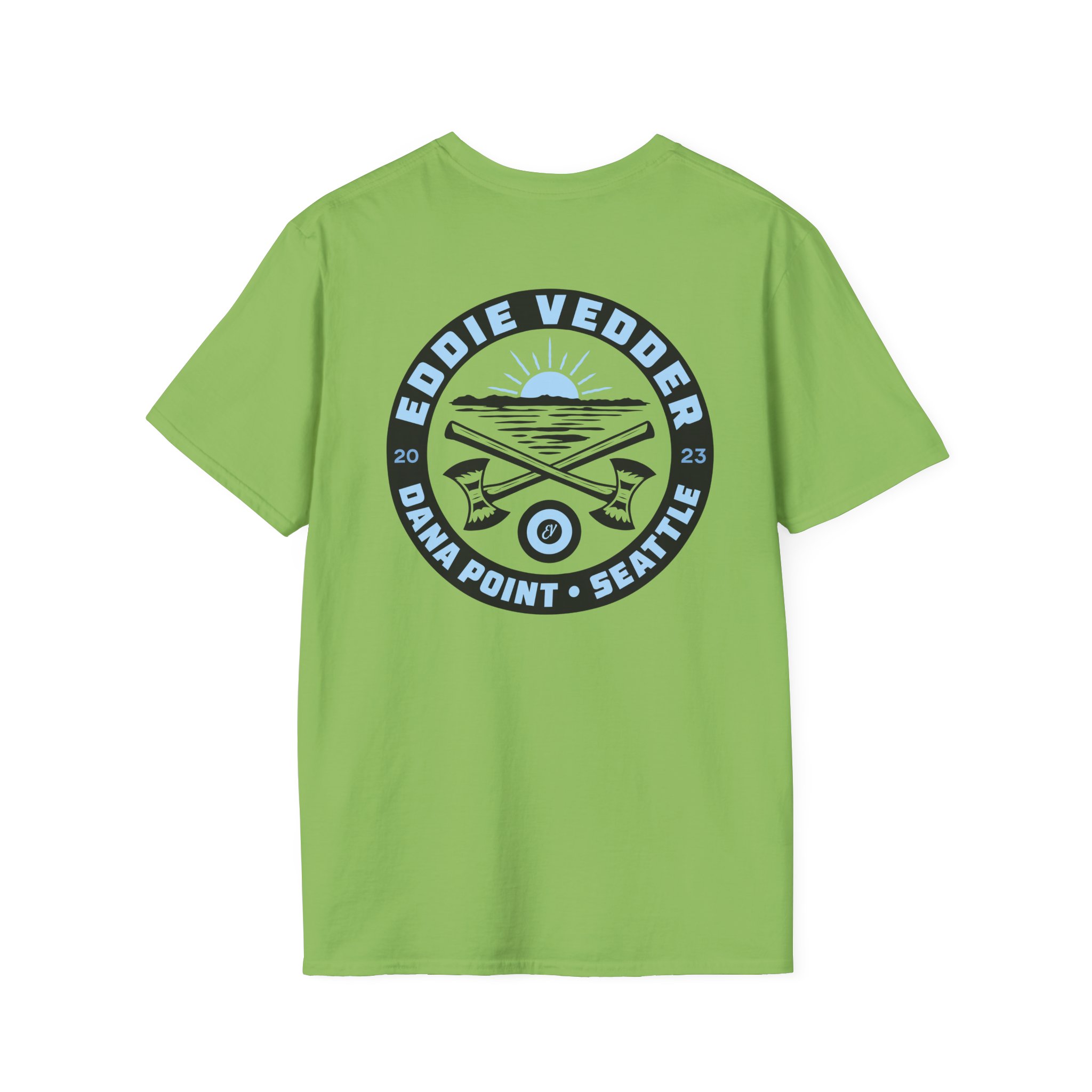 Eddie Vedder Coastal Unisex Softstyle T-Shirt - Image 4