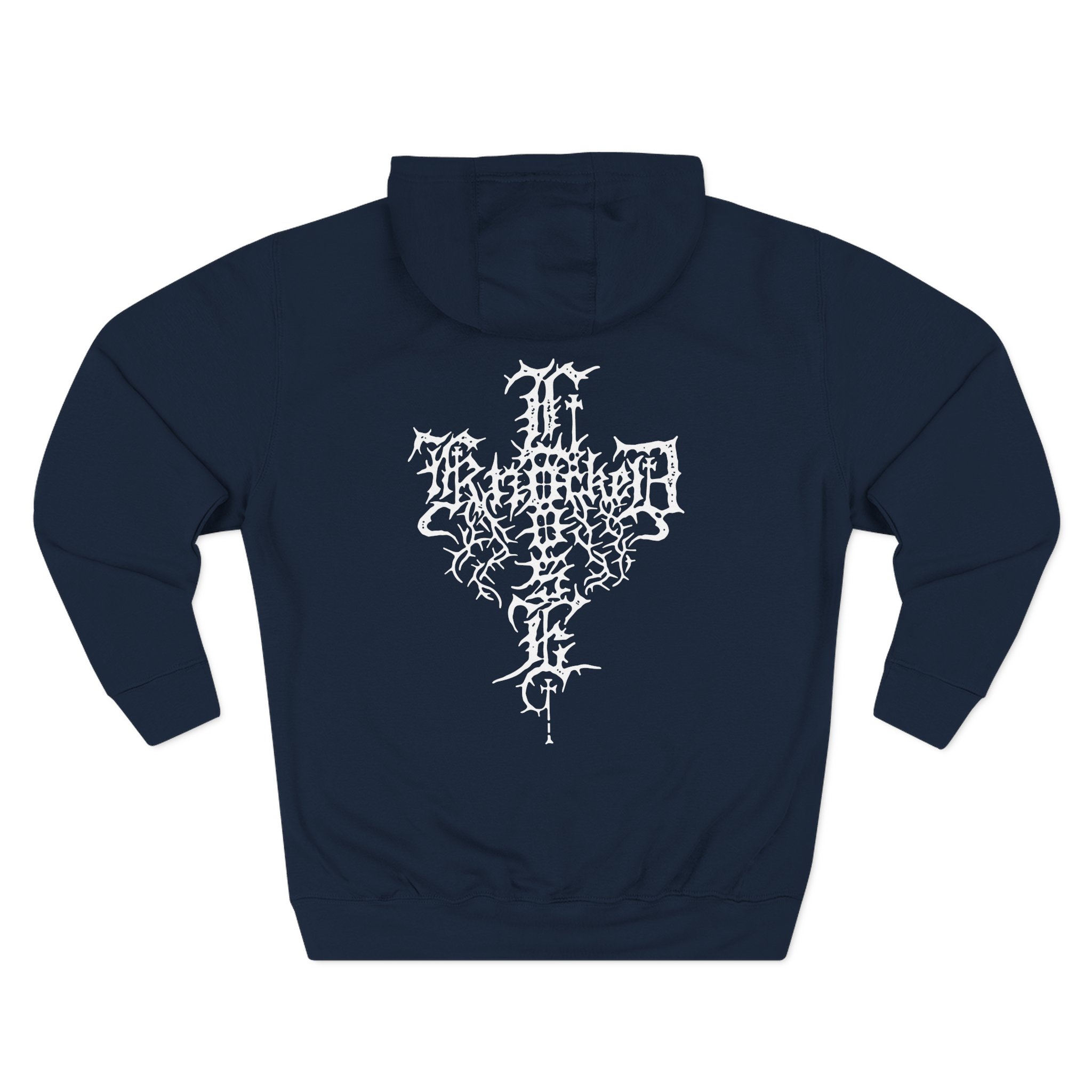 Knocked Loose Hate Yourself Three-Panel Fleece Hoodie - Image 10