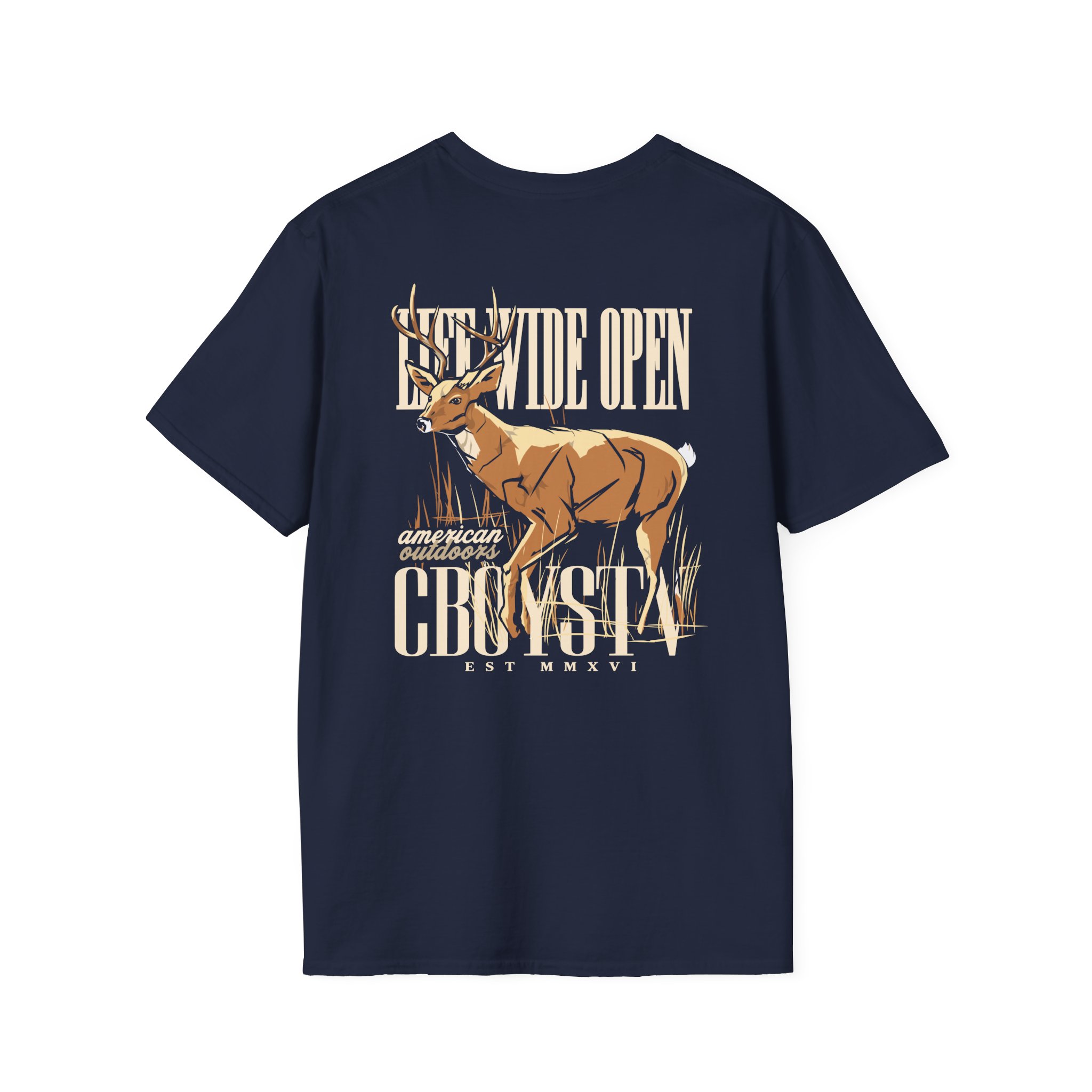 Cboystv Whitetail Unisex Softstyle T-Shirt - Image 20