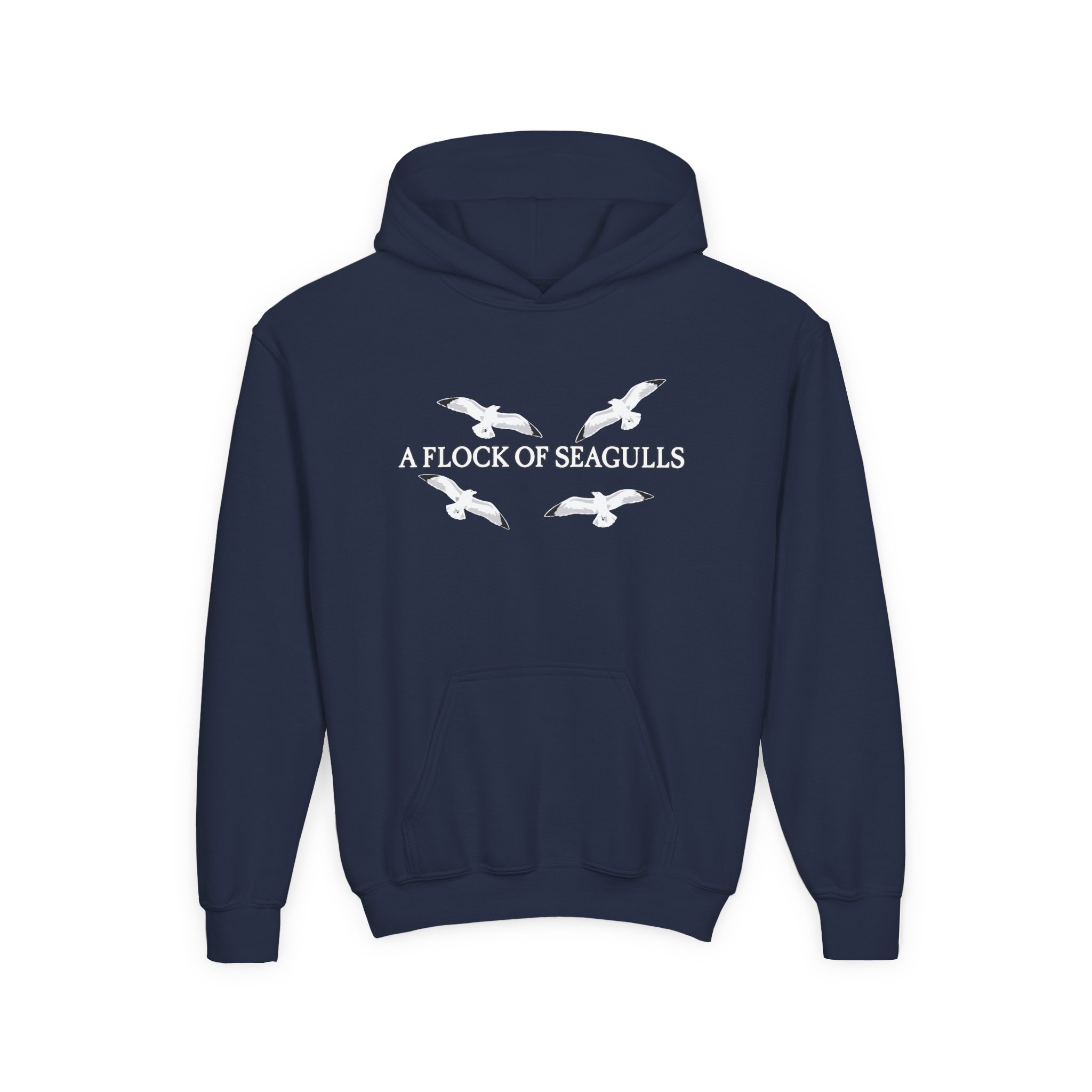 A Flock of Seagulls “Seagulls” Youth Heavy Blend Hooded Sweatshirt - Image 13