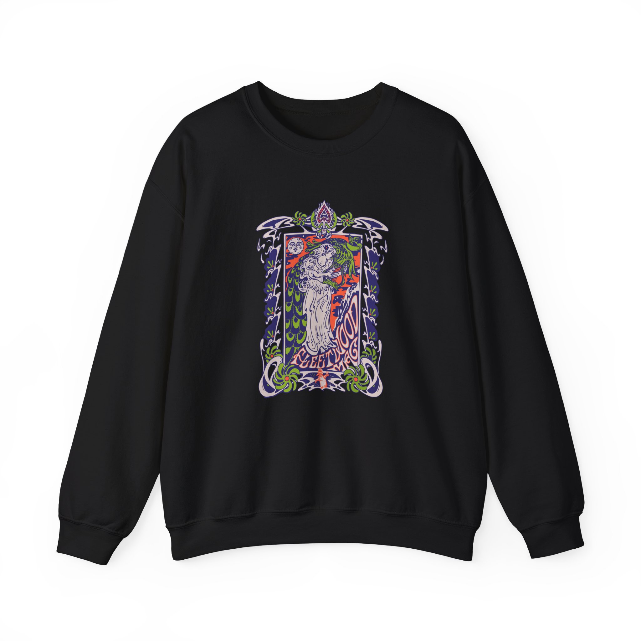 Fleetwood Mac Lady Lyre Unisex Heavy Blend™ Crewneck Sweatshirt - Image 3