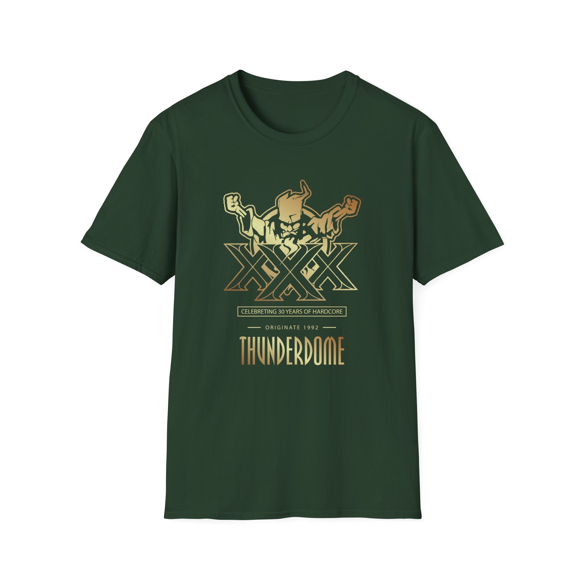 Thunderdome 30 Years of Hardcore Unisex Softstyle T-shirt - Image 7