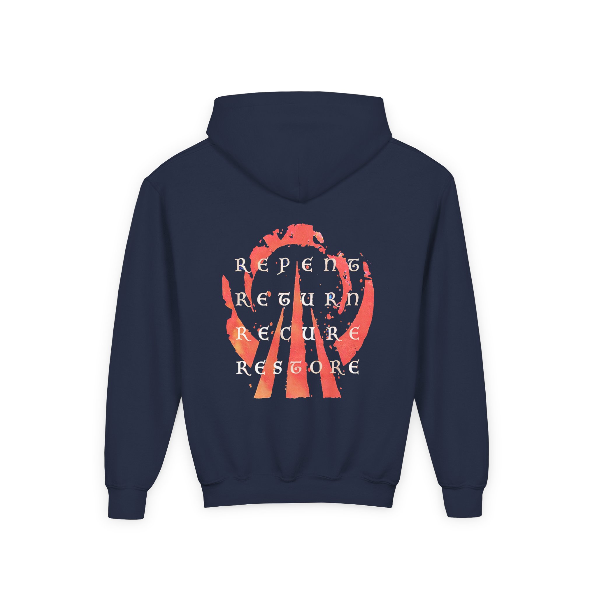 Eluveitie Exile Rider Youth Heavy Blend Hooded Sweatshirt - Image 6