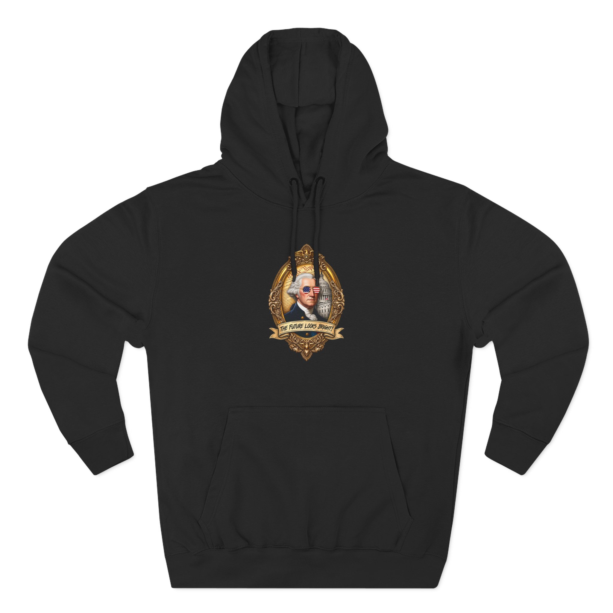 Valuetainment George Washington Three-Panel Fleece Hoodie - Image 5