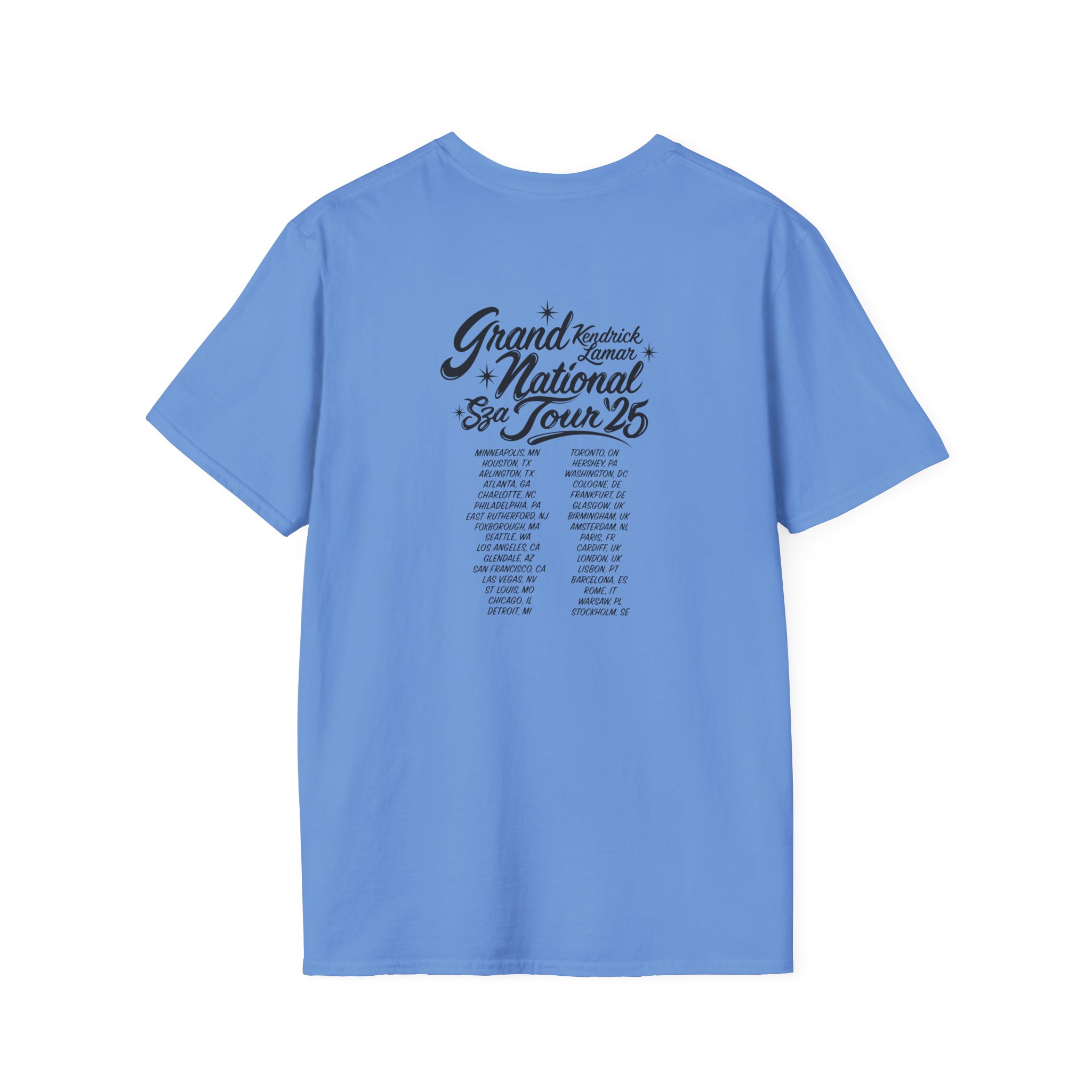 Sza Sos if This World Were Mine Grand National Tou Unisex Softstyle T-Shirt - Image 26