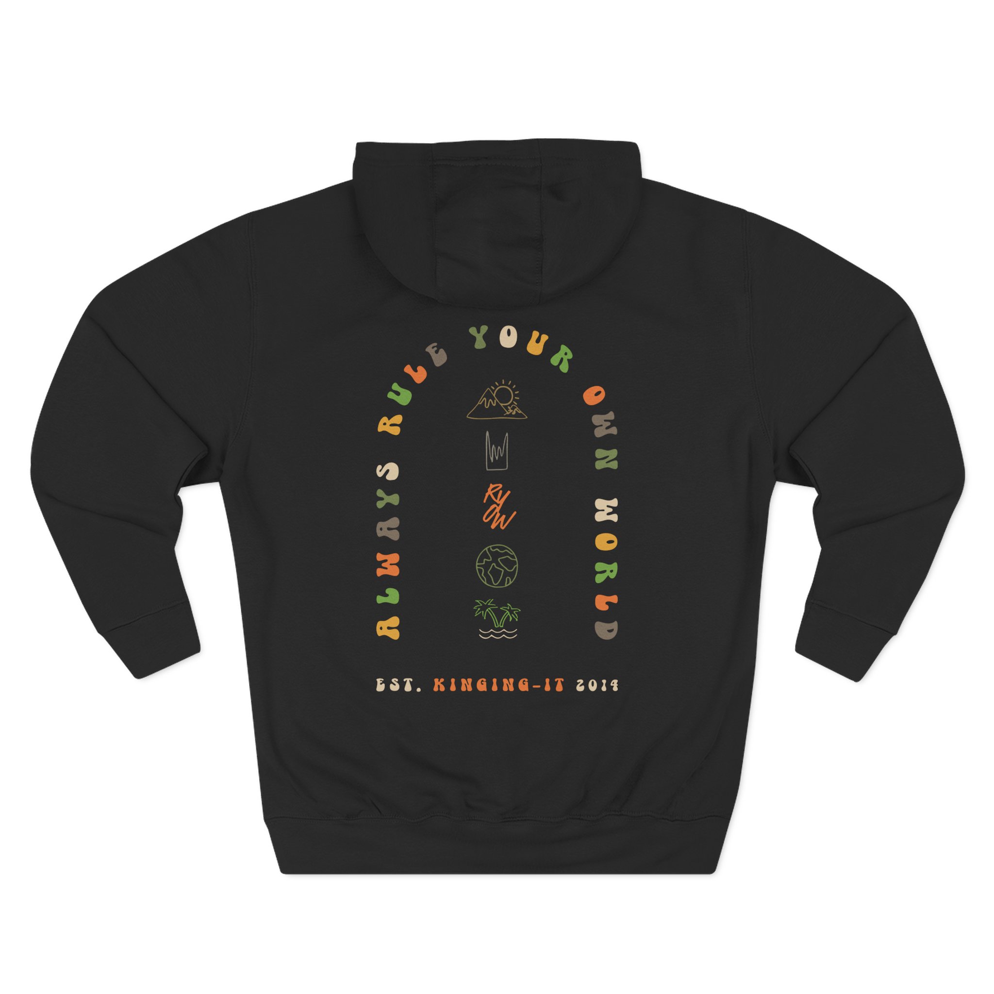 Kinging-it Three-Panel Fleece Hoodie - Image 6