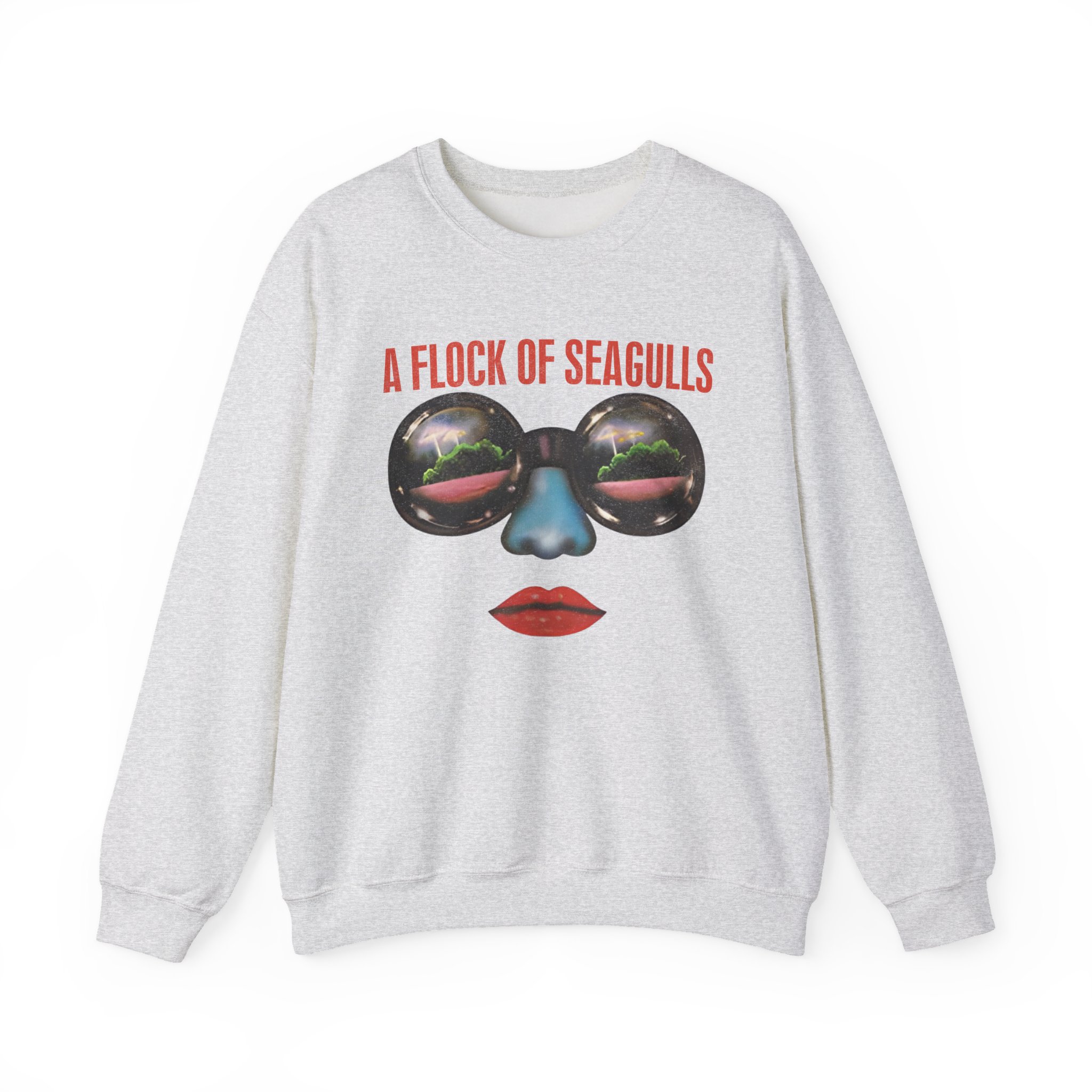 A Flock of Seagulls Us 1982 Tour Unisex Heavy Blend™ Crewneck Sweatshirt - Image 3