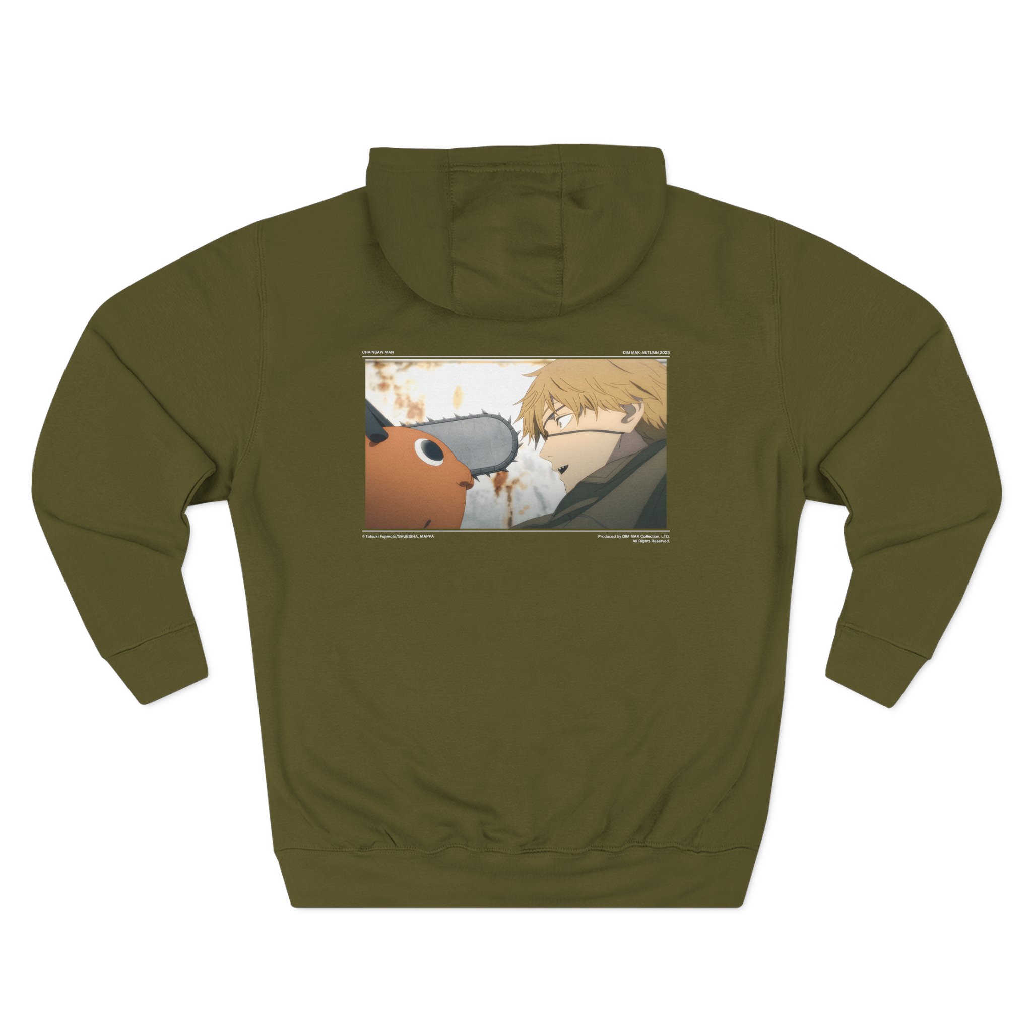 Chainsaw Man X Dim Mak Pochita Three-Panel Fleece Hoodie - Image 6