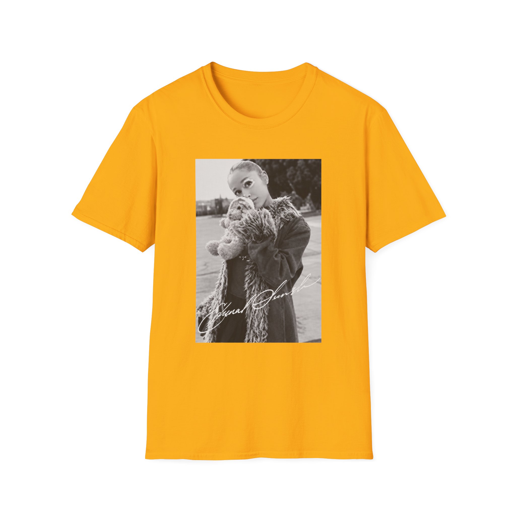 AG Eternal Sunshine Teddy Bear Unisex Softstyle T-Shirt - Image 7