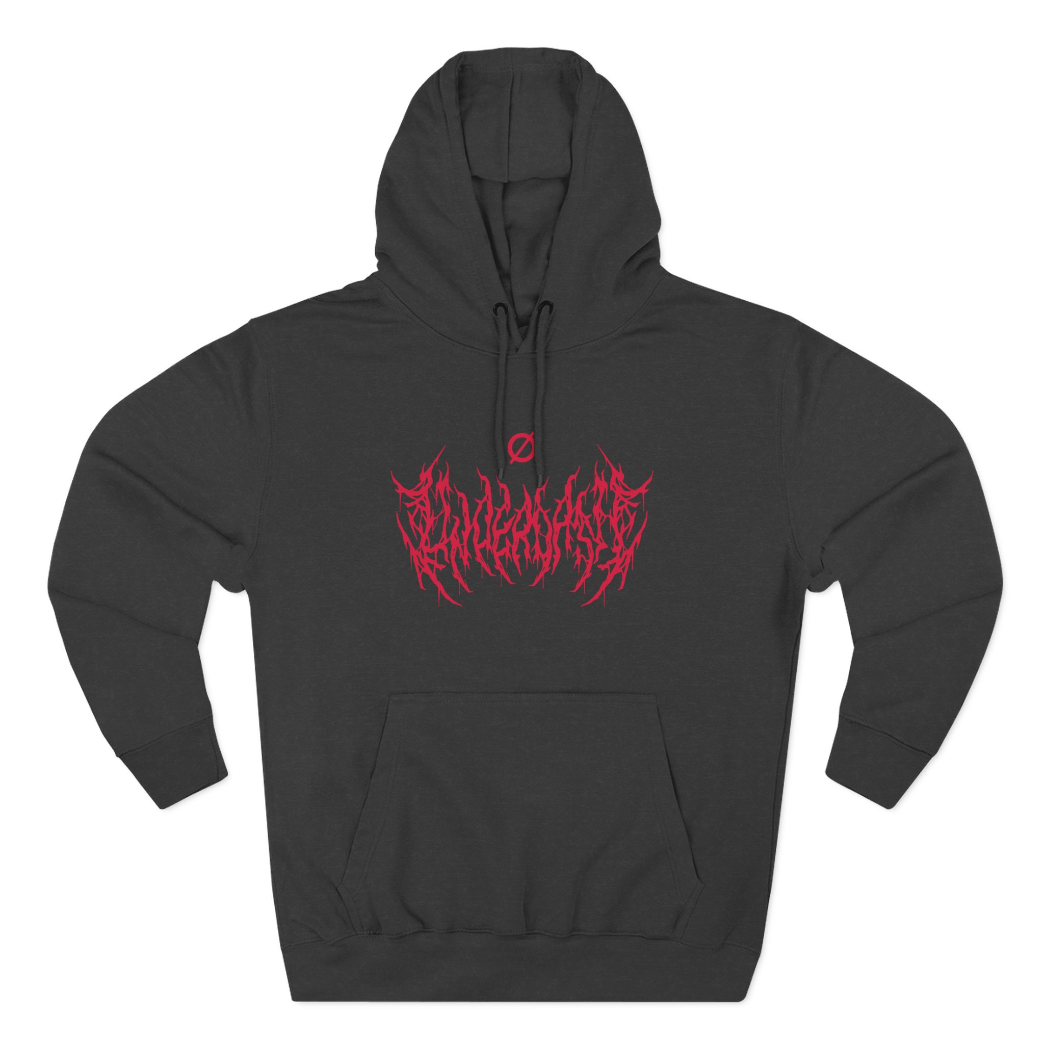 Underoath Metal Logo Three-Panel Fleece Hoodie - Image 3