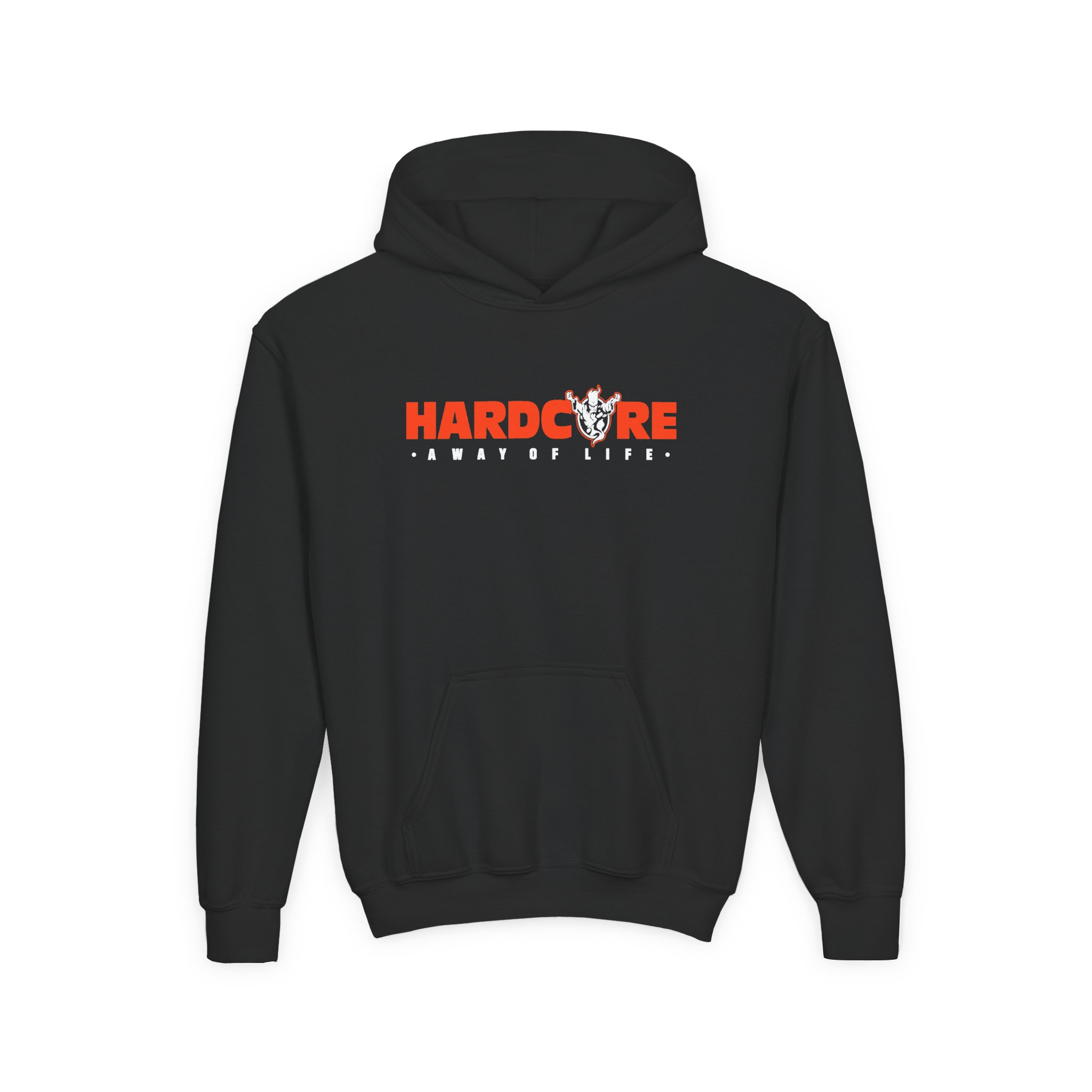 Thunderdome Hardcore Away of Life Youth Heavy Blend Hooded Sweatshirt