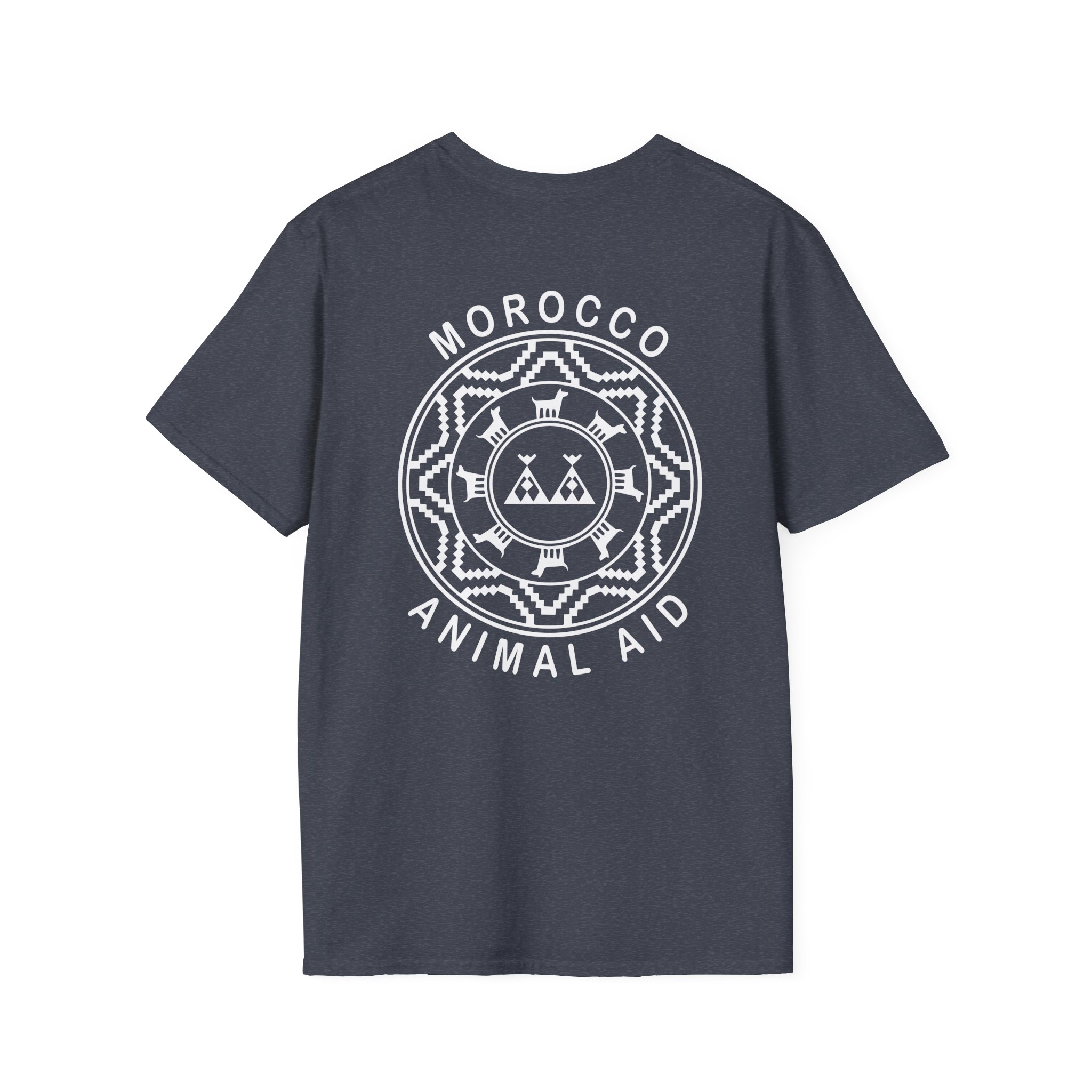 Kinging It Morocco Animal Aid Unisex Softstyle T-Shirt - Image 14