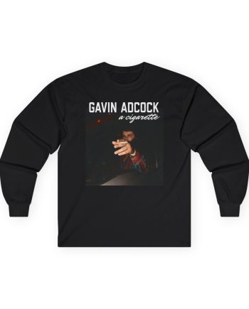 Gavin Adcock a Cigarette Black Photo Unisex Ultra Cotton Long Sleeve Tee