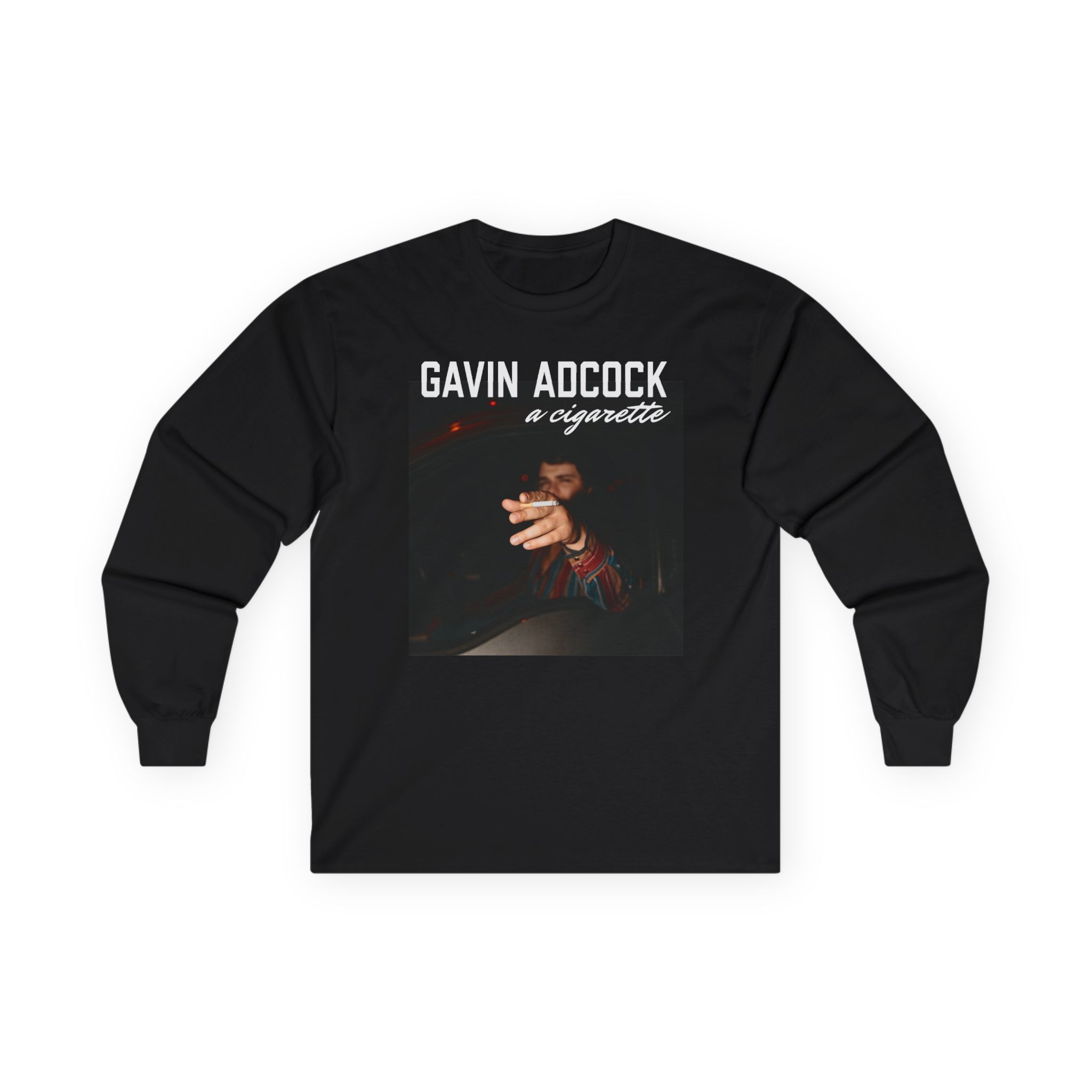 Gavin Adcock a Cigarette Black Photo Unisex Ultra Cotton Long Sleeve Tee