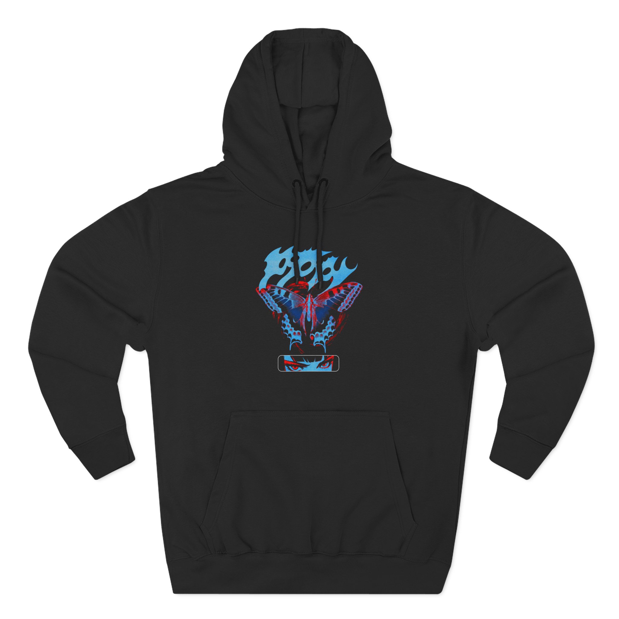 Poppy V.A.N Butterfly Three-Panel Fleece Hoodie - Image 3