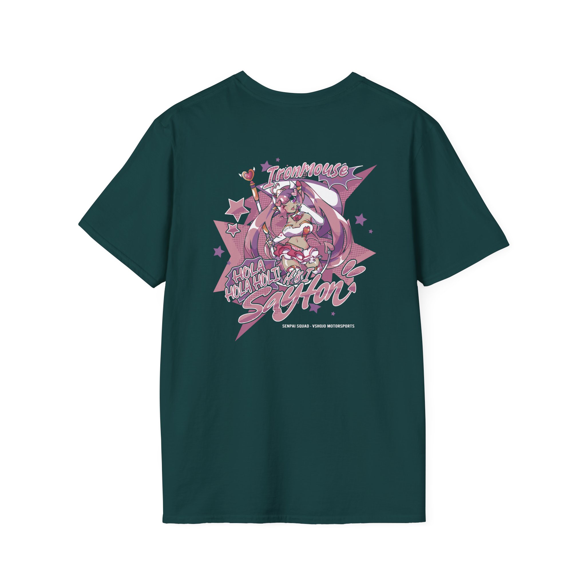 Ironmouse V2 Vshojo X Senpai Squad Unisex Softstyle T-shirt - Image 8