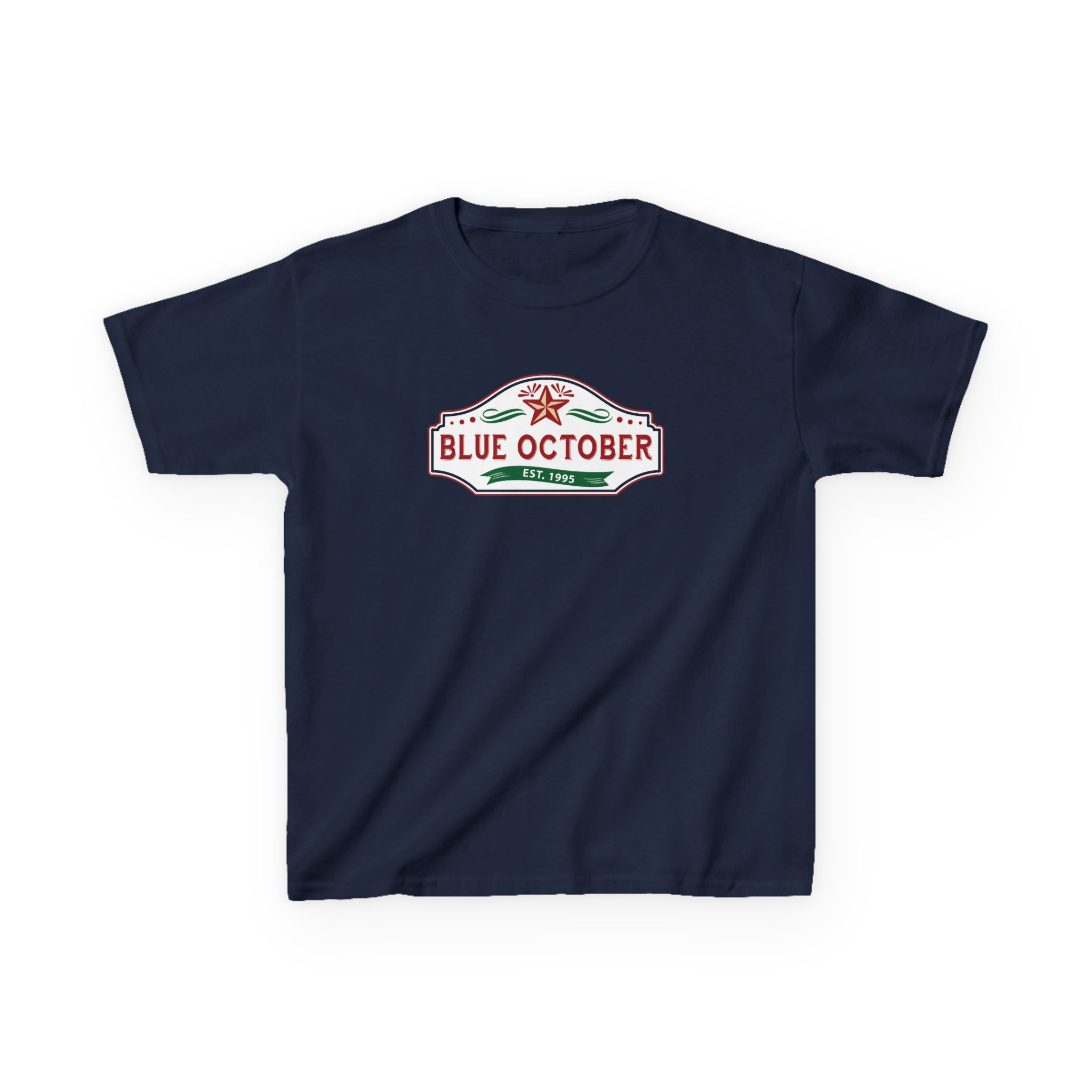 Blue October Est 1995 Kids Heavy Cotton™ Tee - Image 9