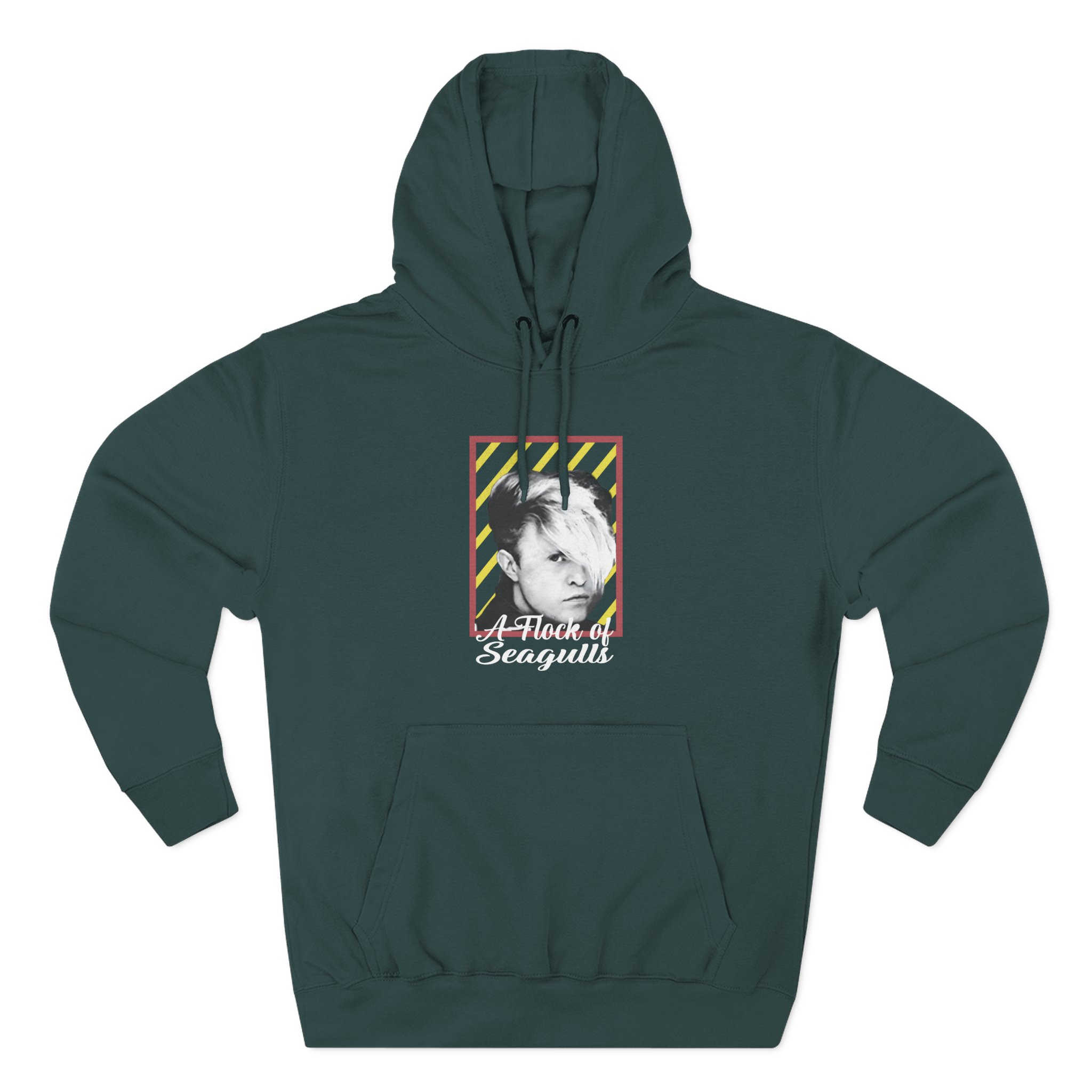 A Flock of Seagulls Neon Three-Panel Fleece Hoodie - Image 5