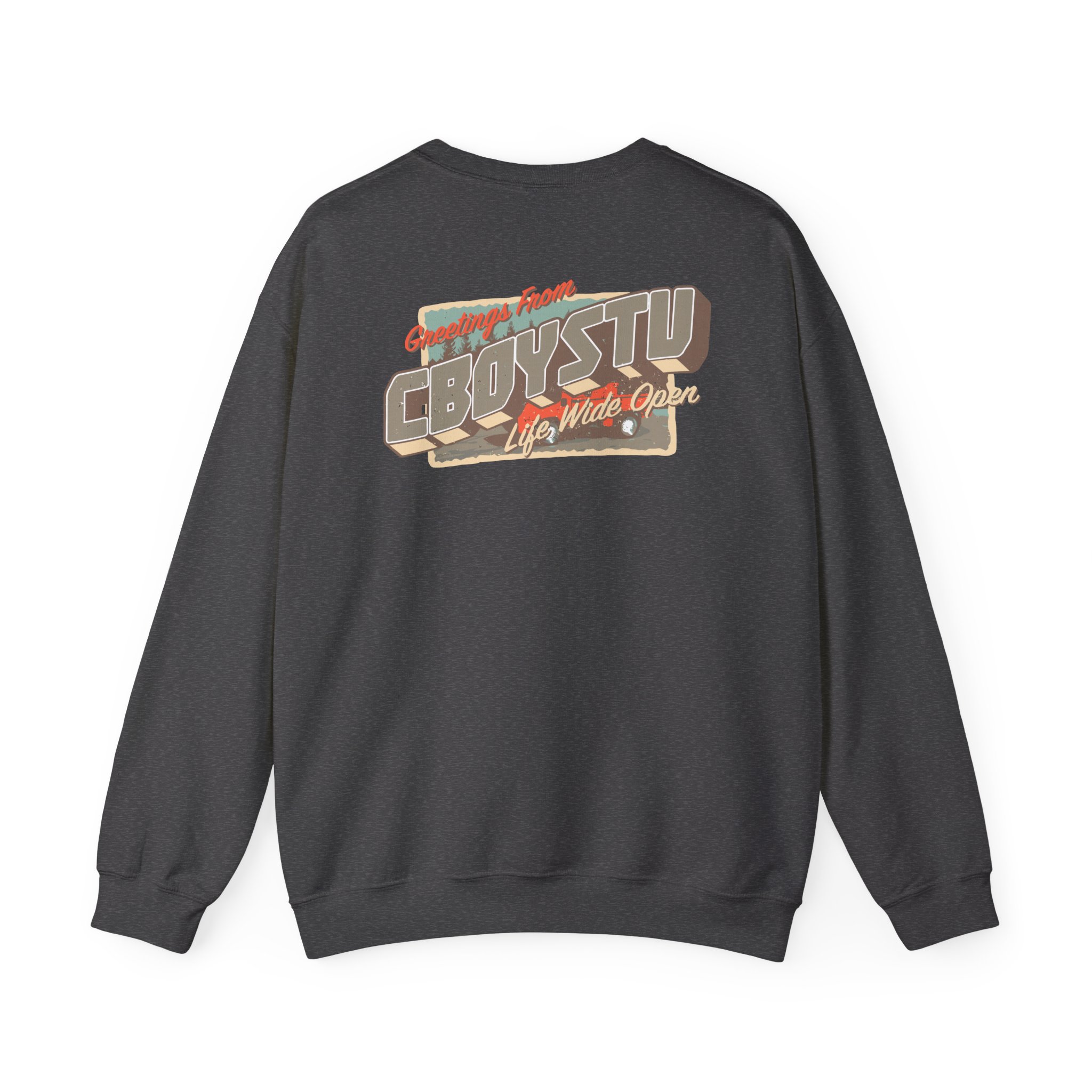 Cboystv Postcard Unisex Heavy Blend™ Crewneck Sweatshirt - Image 18