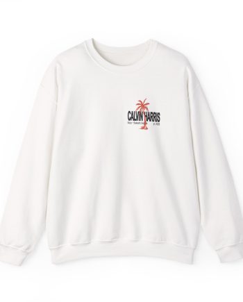 Calvin Harris Ecru Palm Unisex Heavy Blend™ Crewneck Sweatshirt