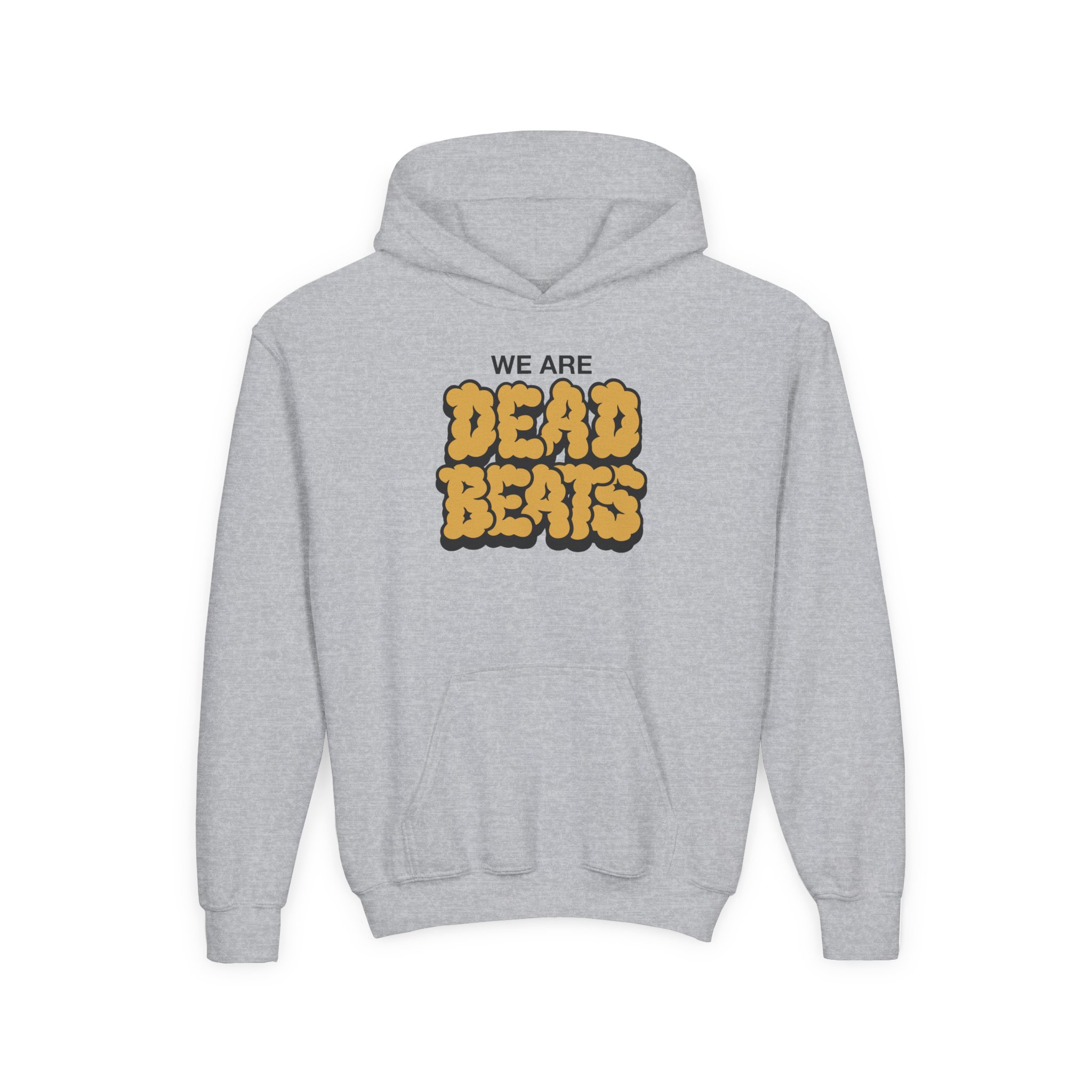 Deadbeats We Are Deadbeats Puff Youth Heavy Blend Hooded Sweatshirt - Image 3