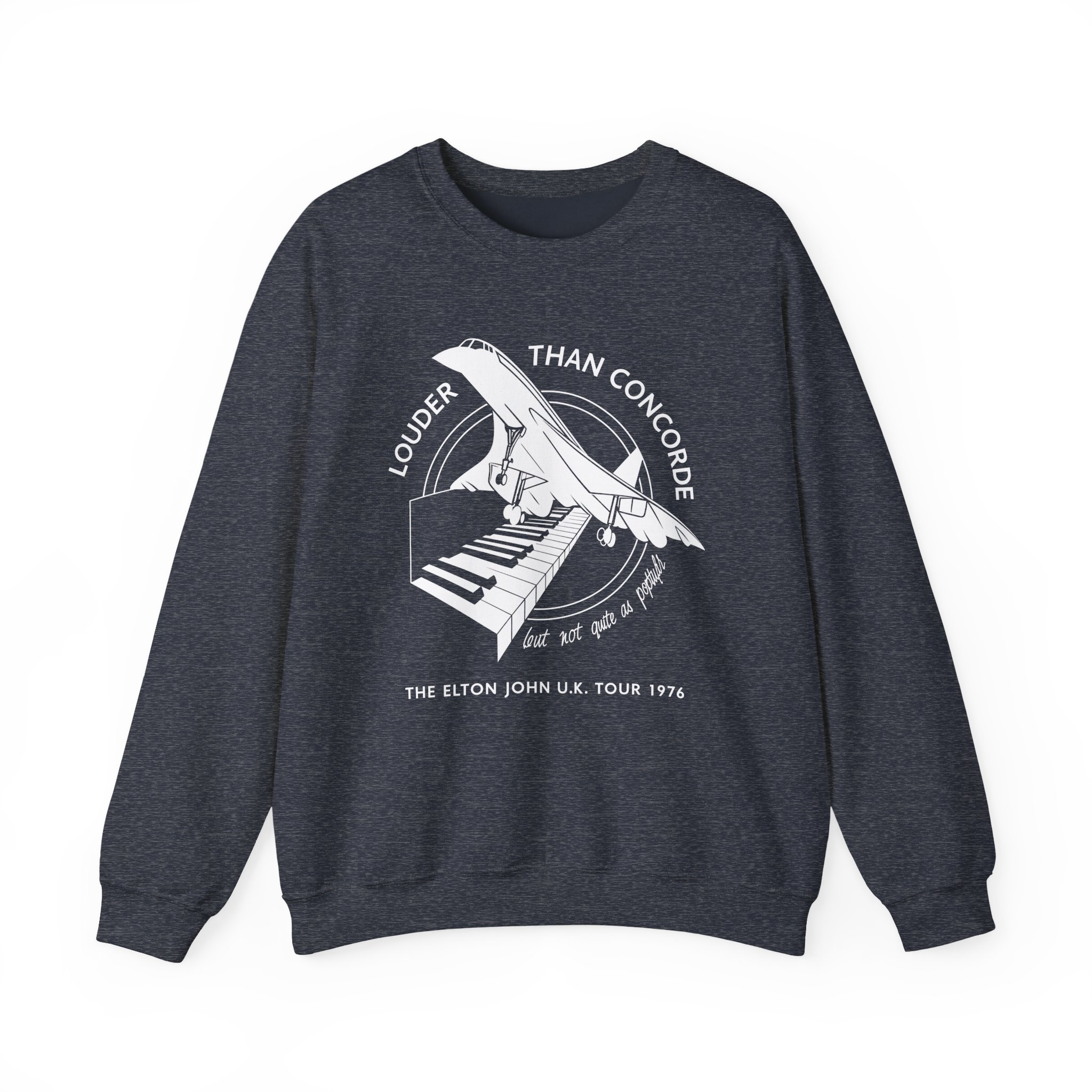 Ej Farewell Vintage Louder Than Concorde Unisex Heavy Blend™ Crewneck Sweatshirt - Image 13