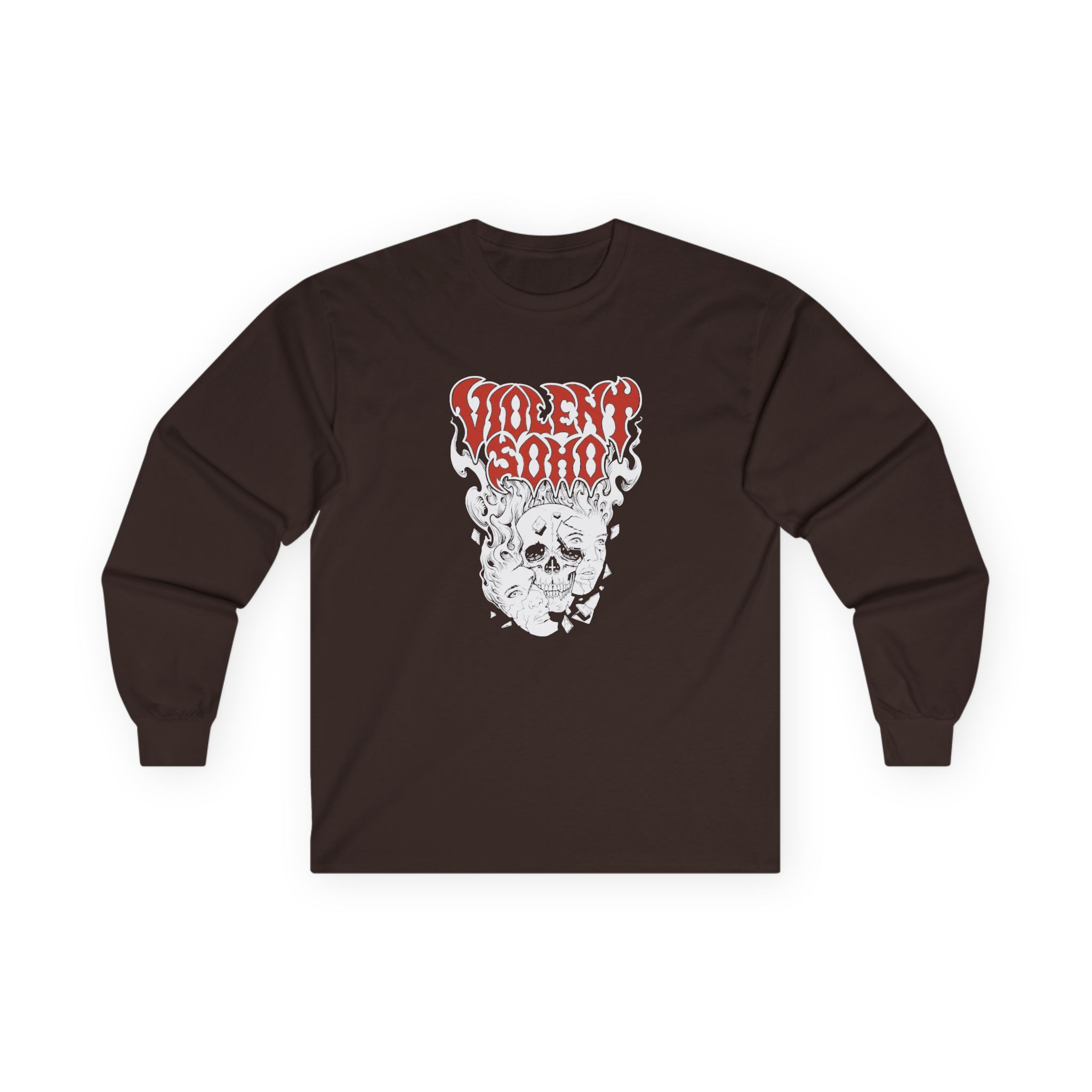 Violent Soho Murdoch Skull Unisex Ultra Cotton Long Sleeve Tee - Image 5