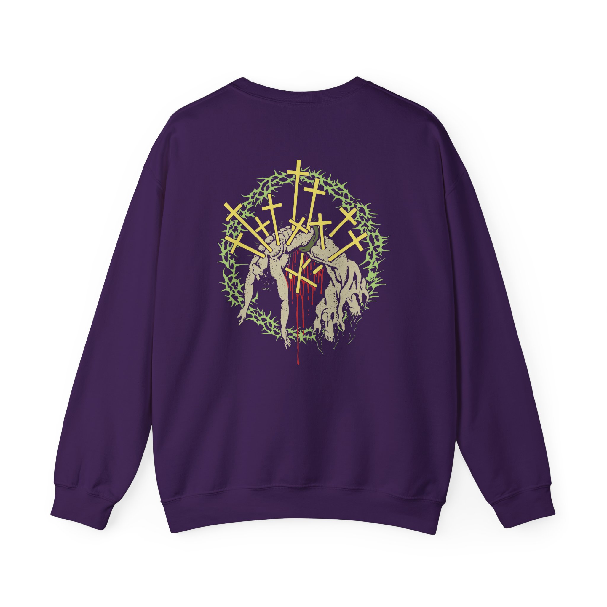 Knocked Loose Crown of Thorns Unisex Heavy Blend™ Crewneck Sweatshirt - Image 12