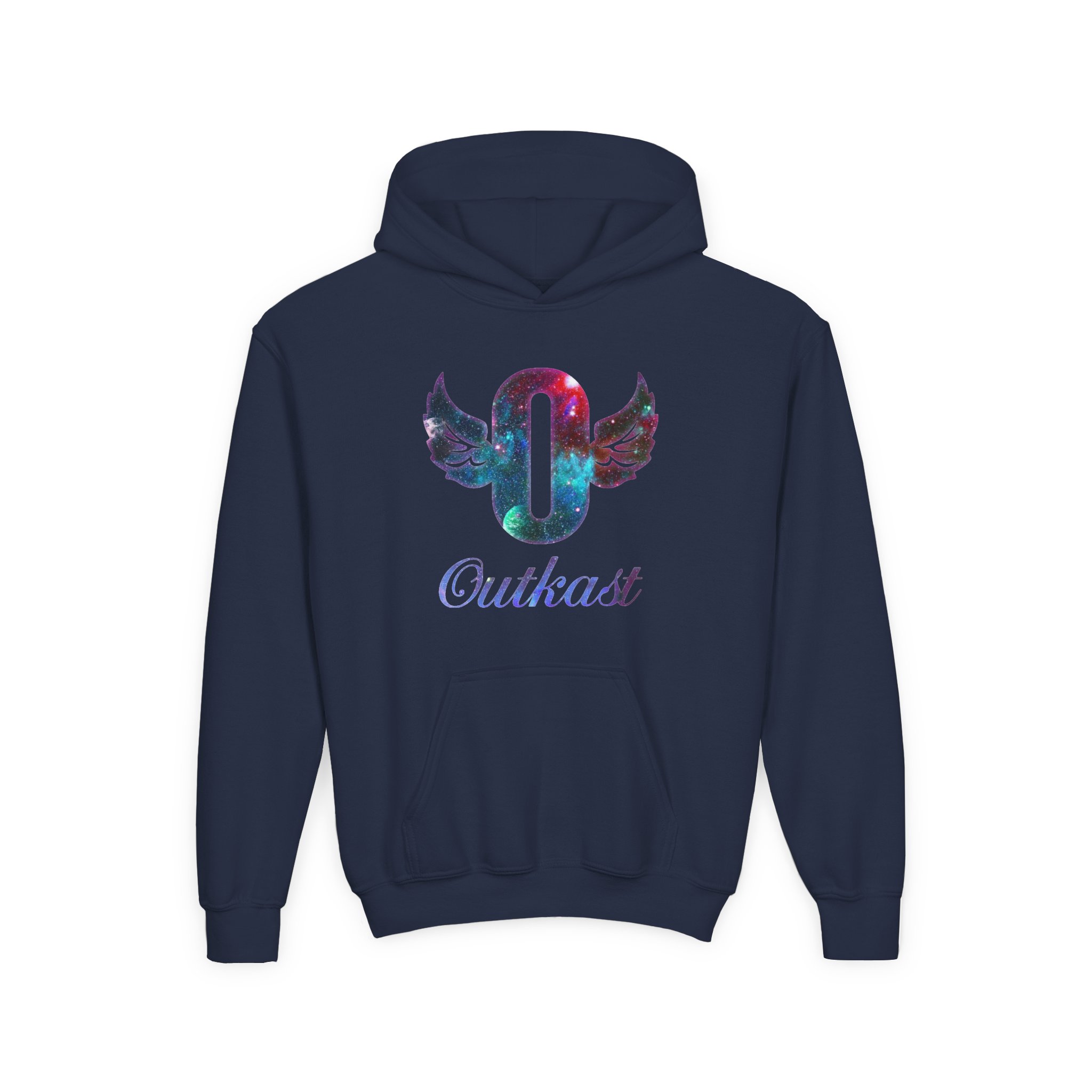 Youth Outkast O Galaxy Heavy Blend Hooded Sweatshirt - Image 5