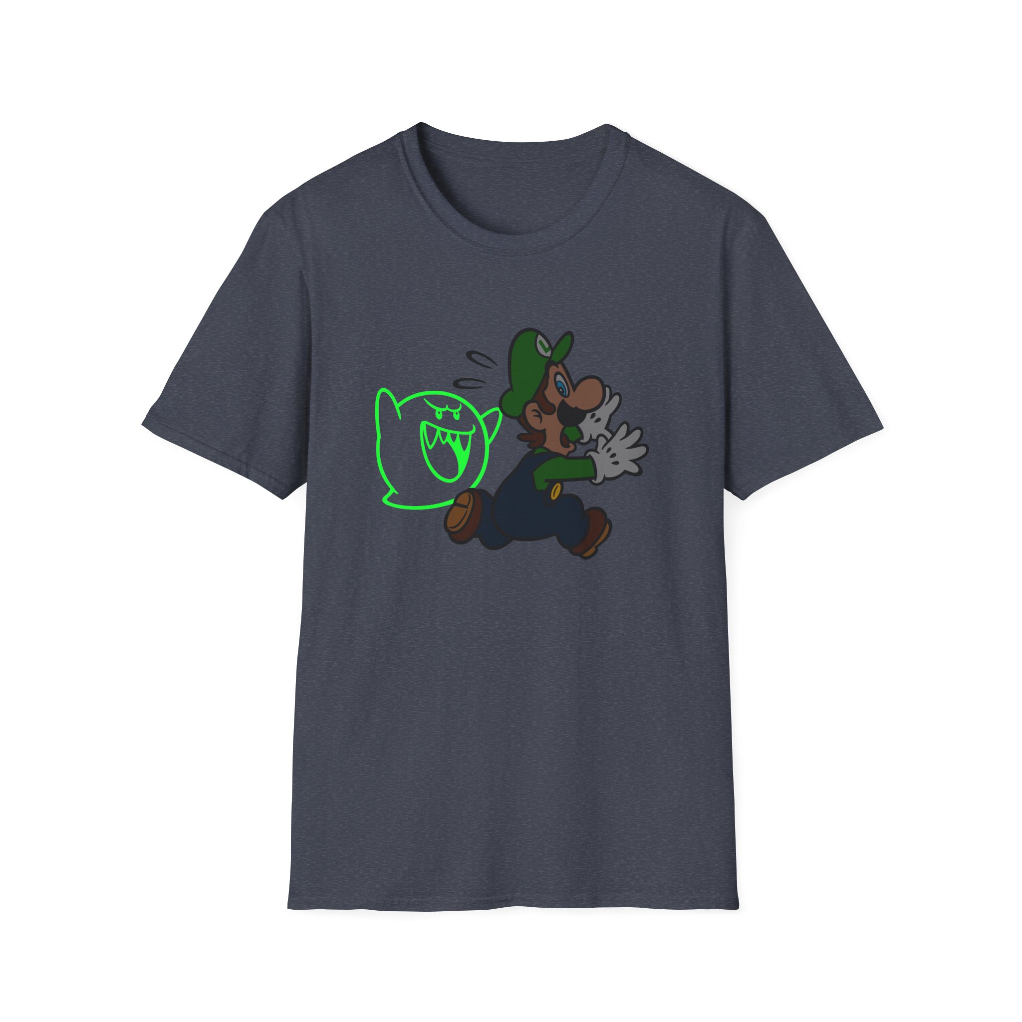 NTD Luigi™ and Boo Unisex Softstyle T-Shirt - Image 23