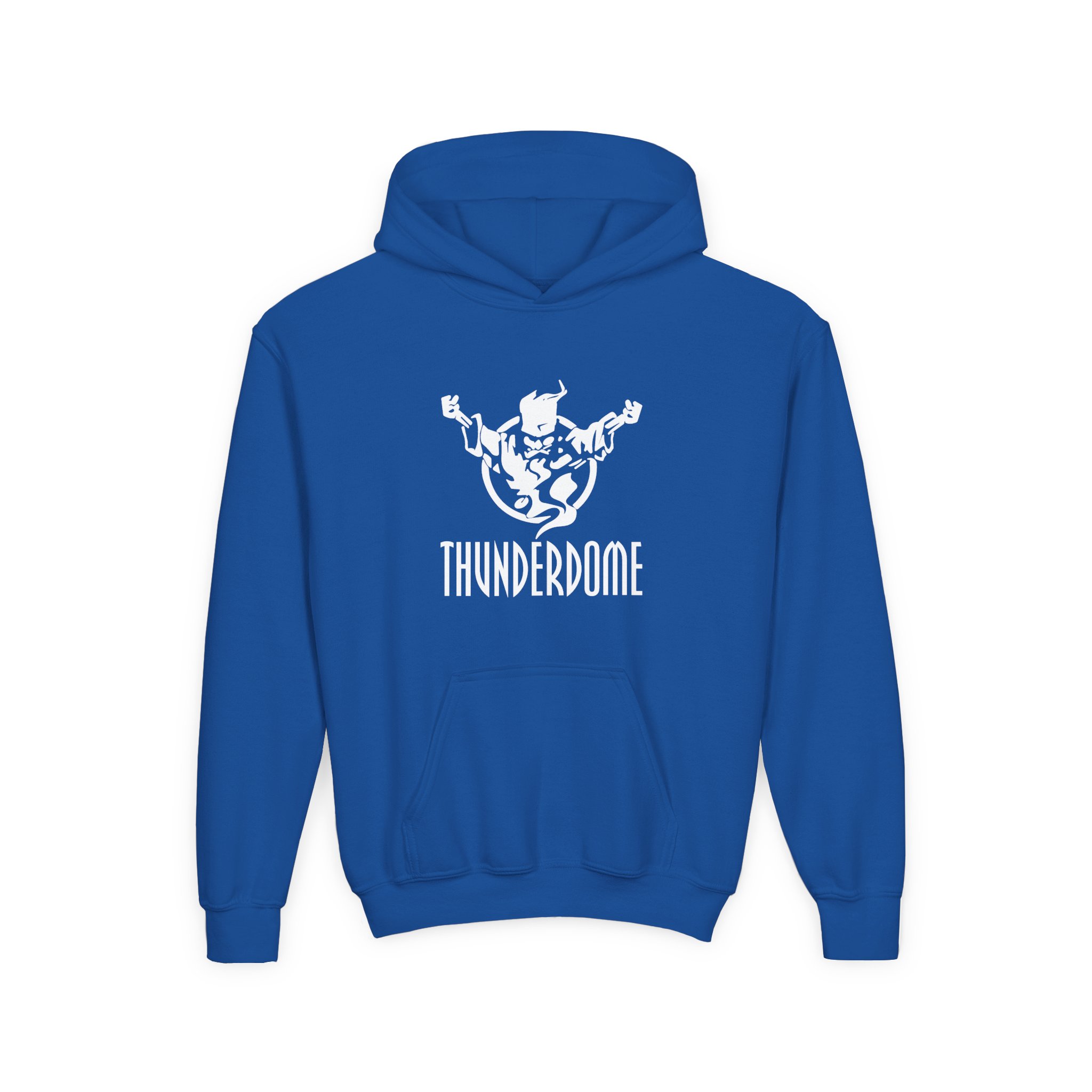Thunderdome Logo Youth Heavy Blend Hooded Sweatshirt - Image 9