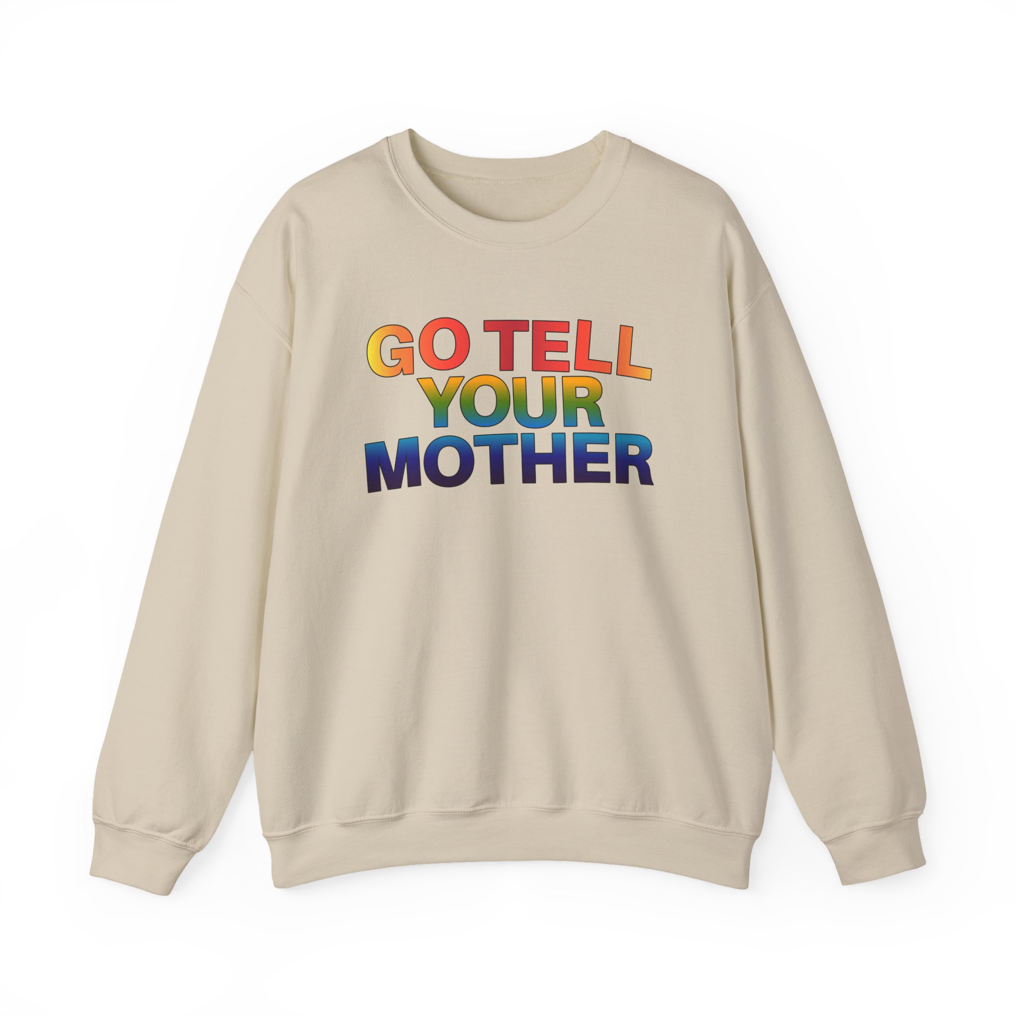 D L Go Tell Your Mother Unisex Heavy Blend™ Crewneck Sweatshirt - Image 5