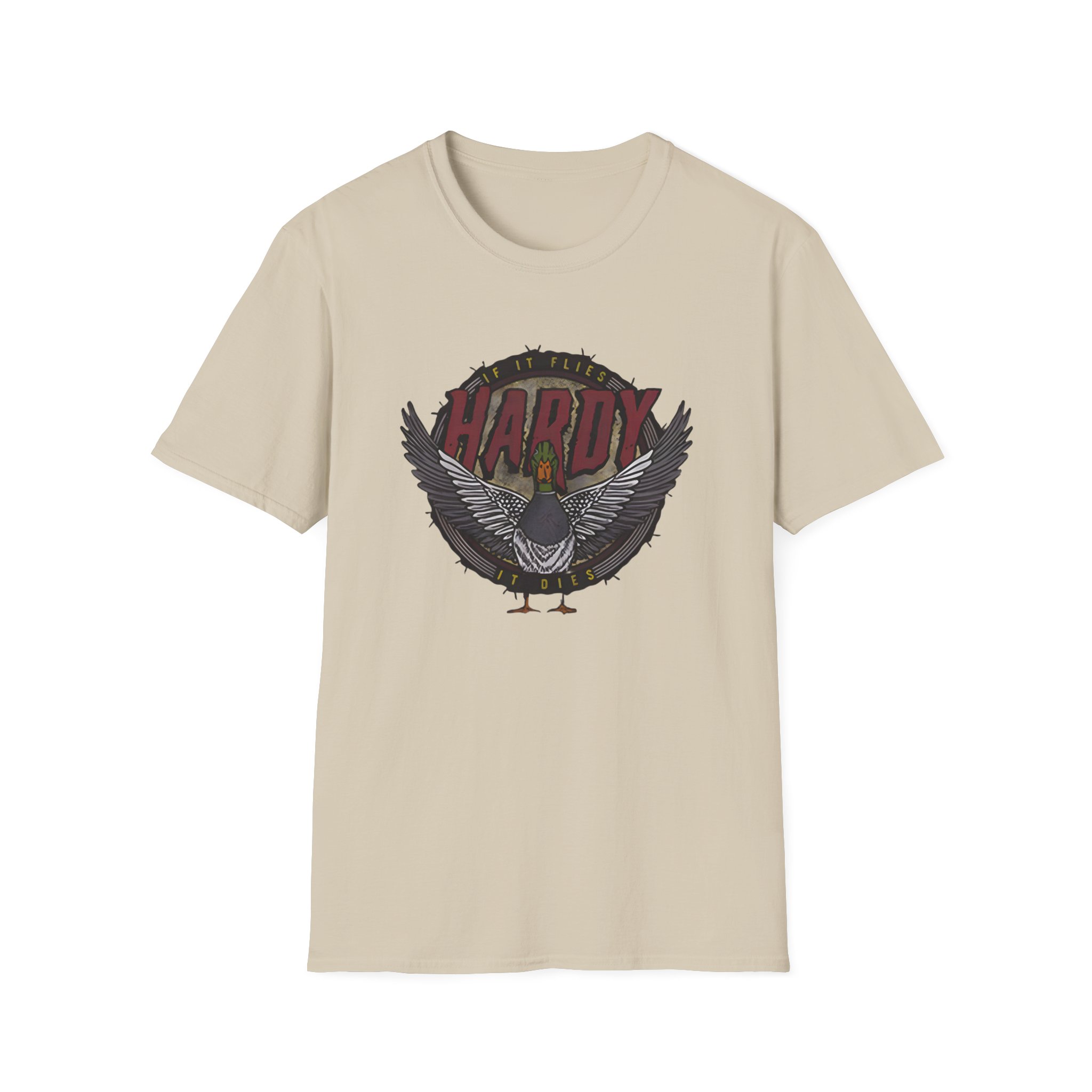 Hd if It Flies Unisex Softstyle T-Shirt - Image 5