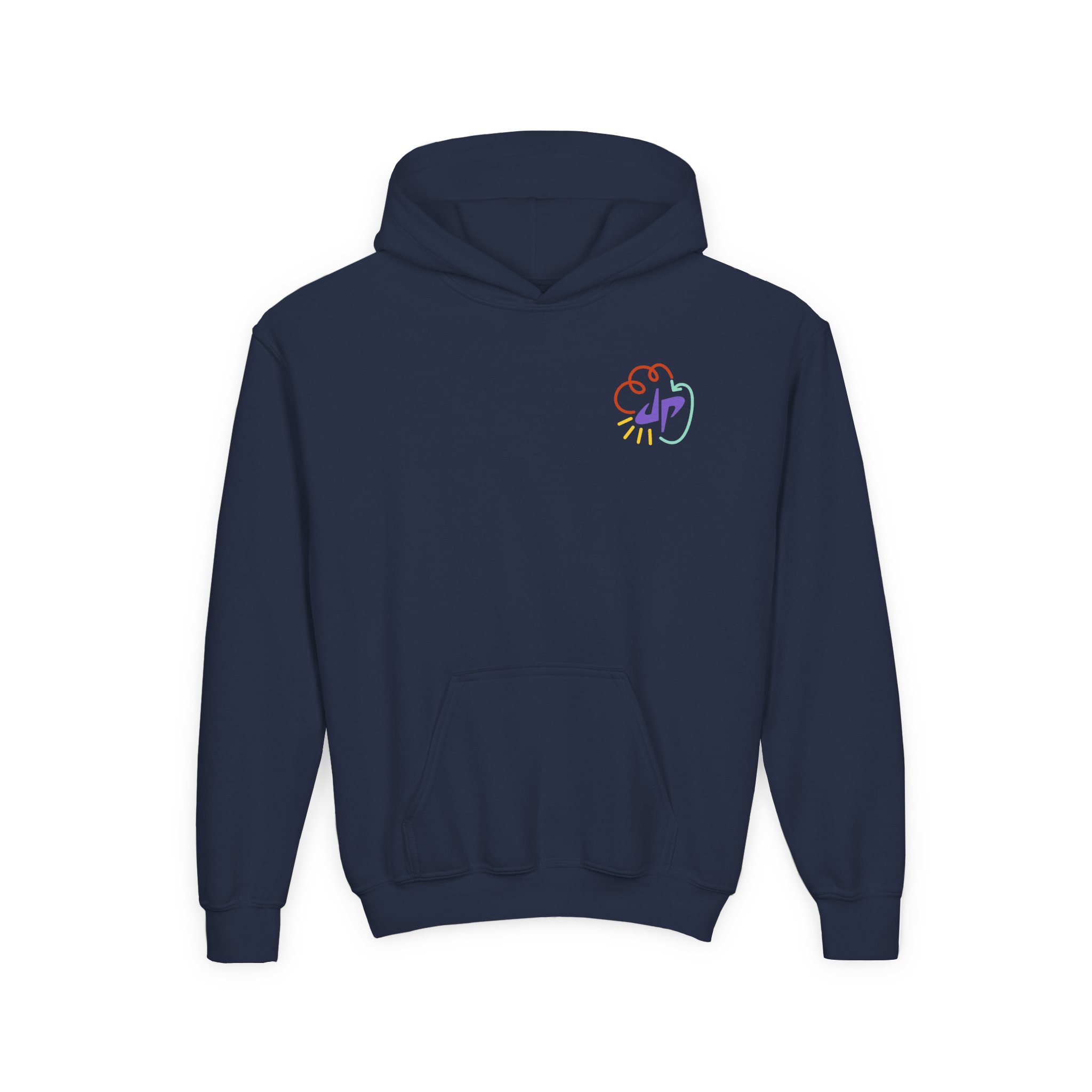 Dude Perfect Doodle Youth Heavy Blend Hooded Sweatshirt - Image 9